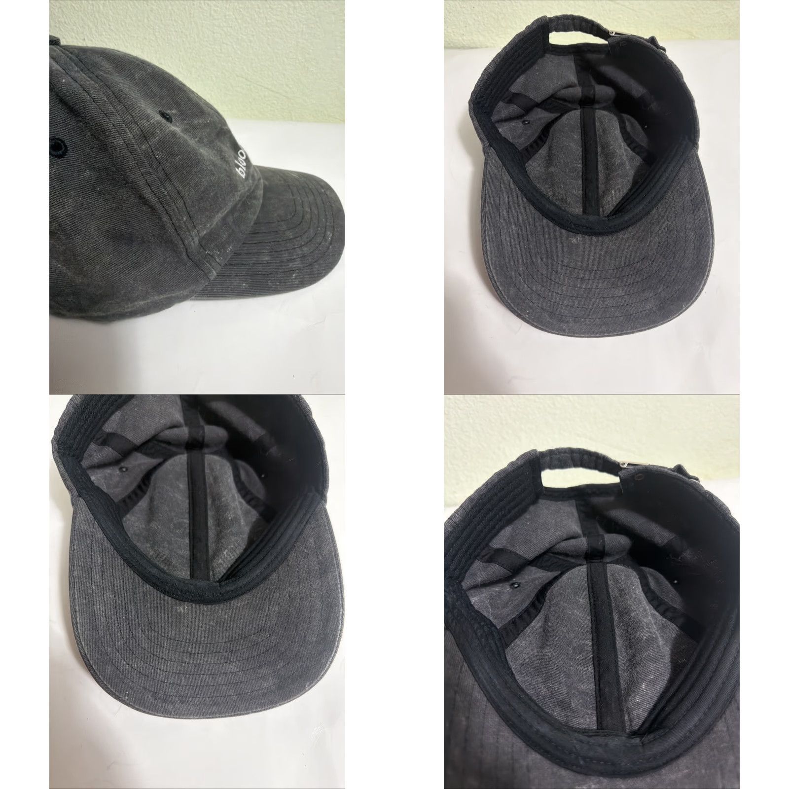 Vintage VINTAGE Blood And Bone Dad Hat Strapback Gray Cotton Distressed Size ONE SIZE - 9 Thumbnail