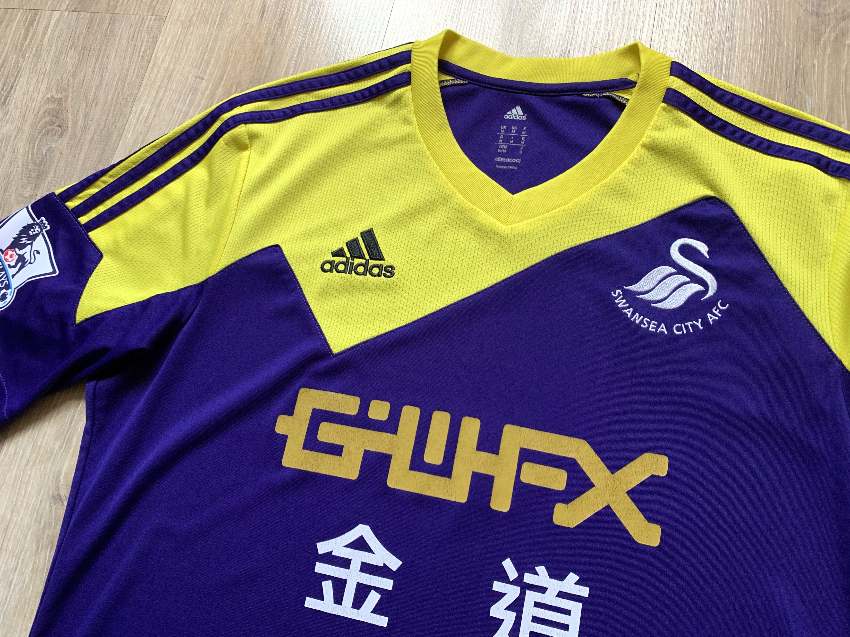 Adidas Vintage Adidas Swansea Away Shirt Size US XL / EU 56 / 4 - 4 Thumbnail