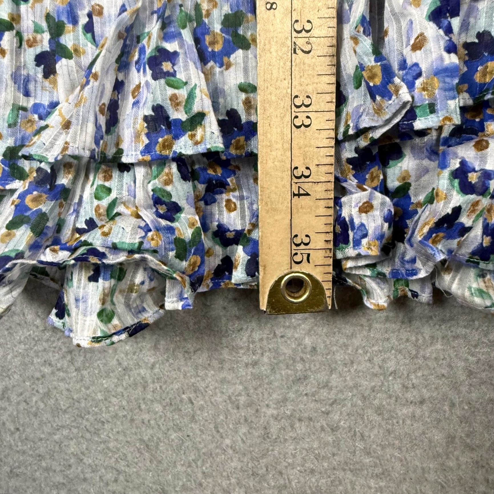 Veronica Beard Veronica Beard Darrah Smocked V Neck Dress Size 16 NWT Blue/Multicolor Size XXL / US 16-18 / IT 52-54 - 5 Thumbnail