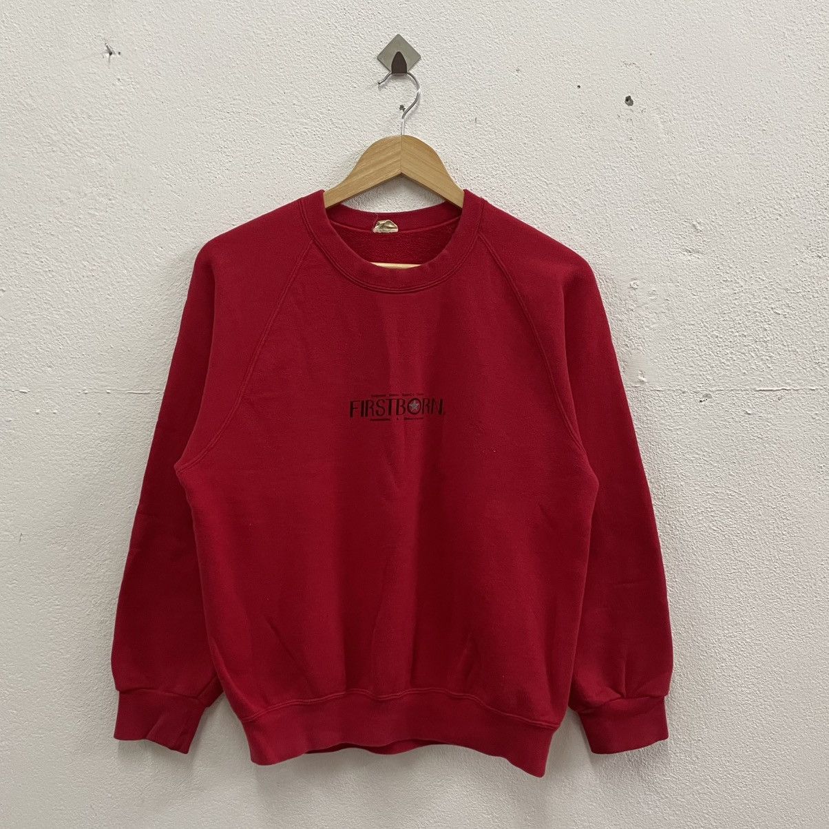 Japanese Brand × Vintage 🔥Vintage 80s First Born Automobile Mirror Print Sweatshirts Size US S / EU 44-46 / 1 - 3 Thumbnail
