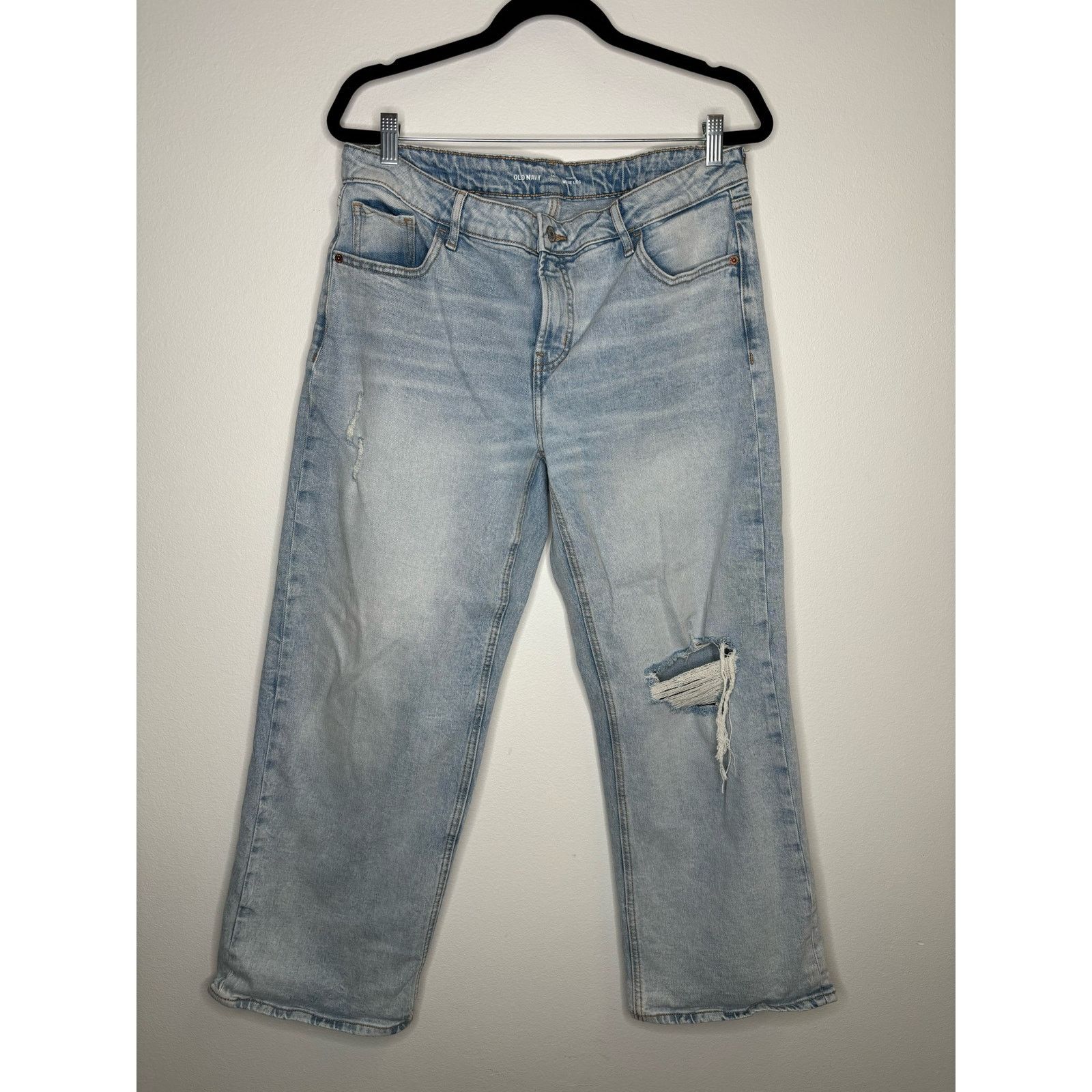 Old Navy Old Navy Mid-raise Wide Leg Jeans Size 36" / US 14 / IT 50 - 1 Thumbnail