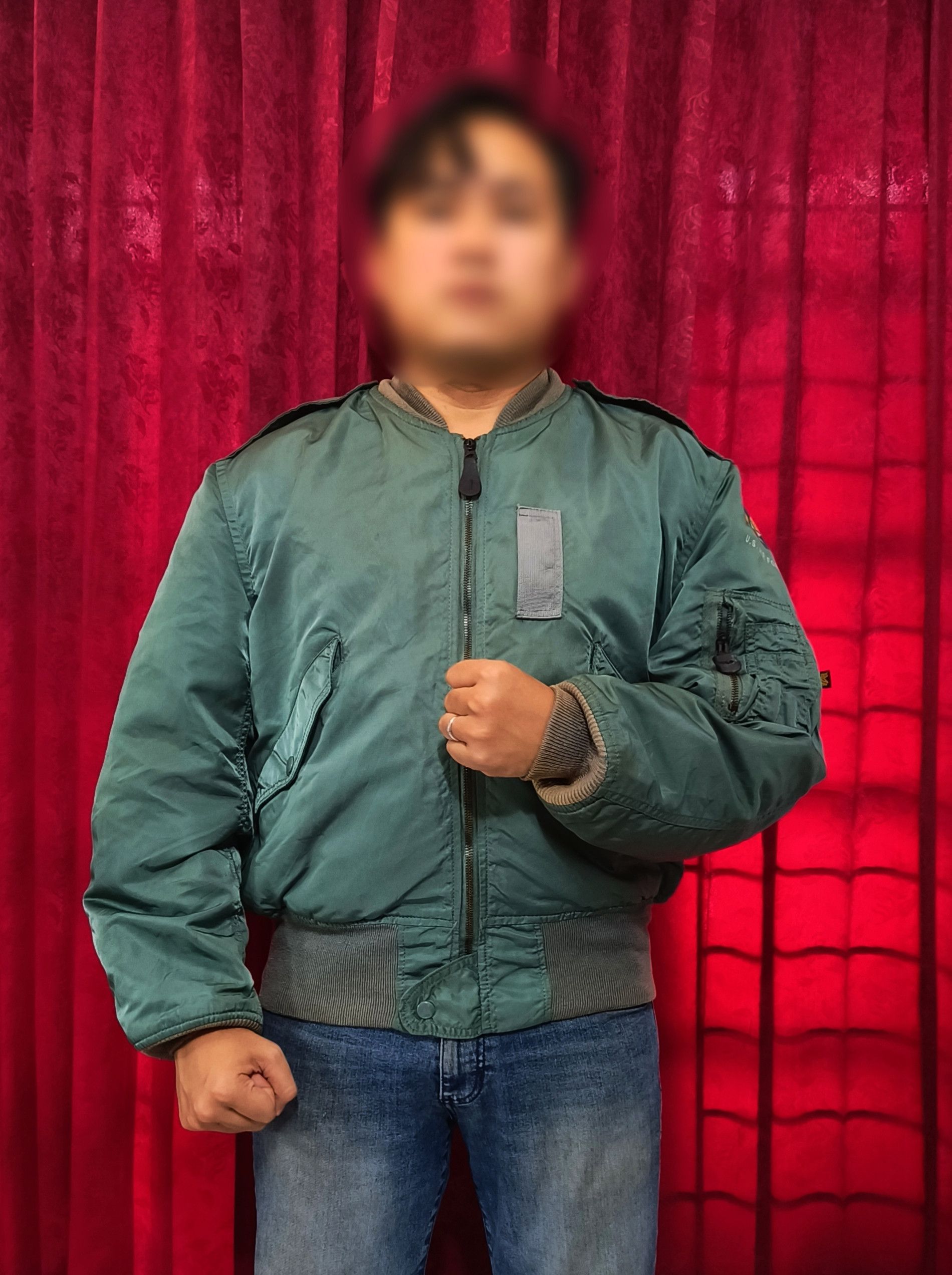 Alpha Industries Vintage Alpha Industries L-2B USA Air Force Flight Jacket Size US L / EU 52-54 / 3 - 7 Thumbnail