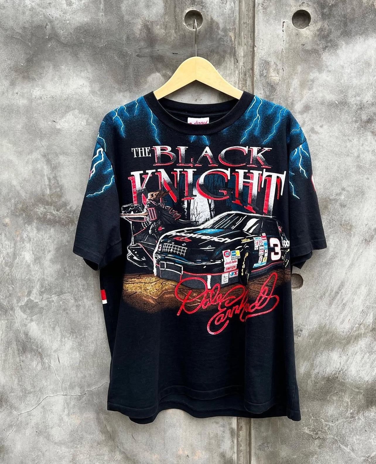 Vintage 🔥Rare vintage aop nascar the black knight black magic Size US XL / EU 56 / 4 - 1 Thumbnail