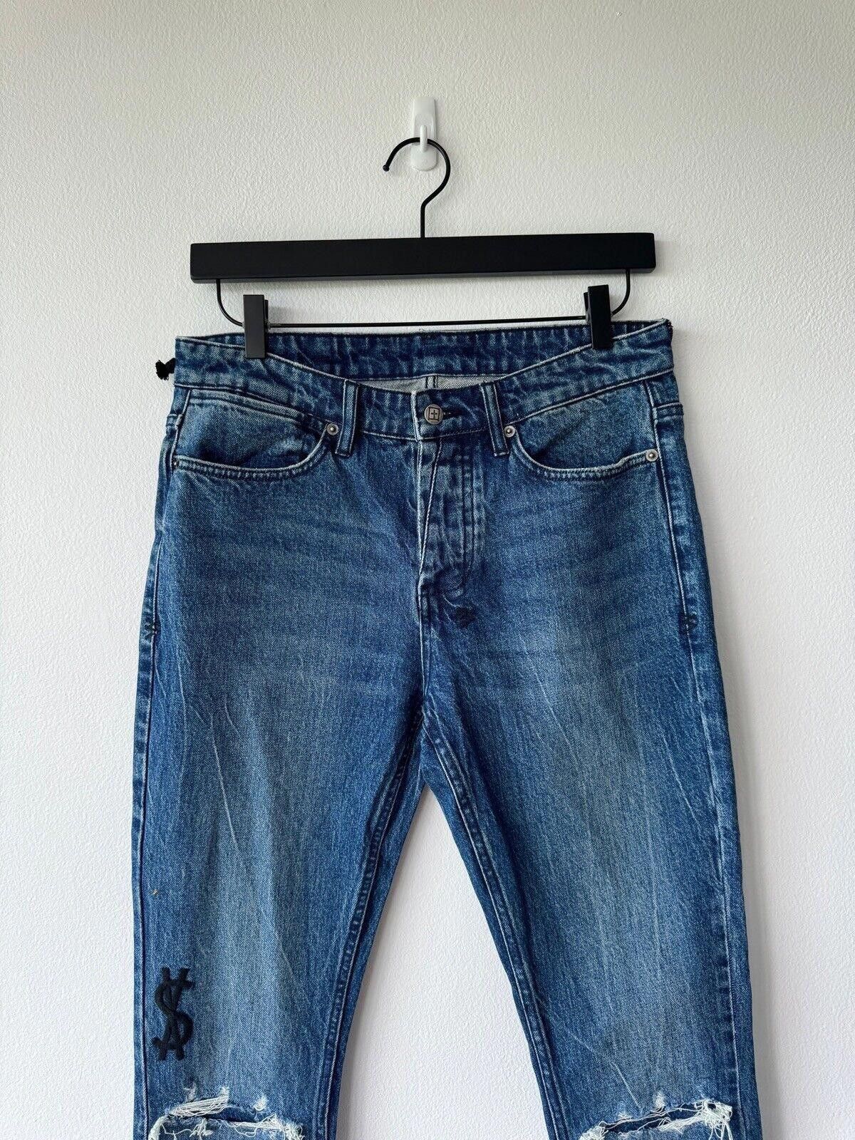 Ksubi Ksubi mens denim jean van winkle 32 bluuu blue dollar sign Size US 32 / EU 48 - 3 Thumbnail