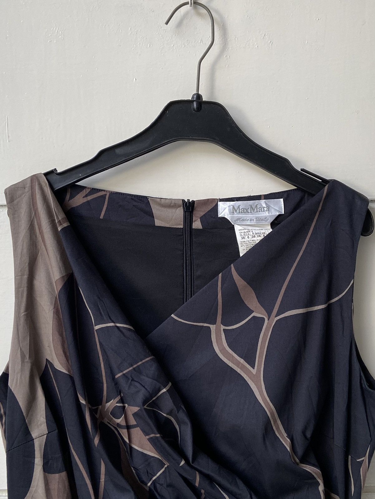 Max Mara MAX MARA Patterned Dress Size XXS / US 00 / IT 34 - 12 Thumbnail