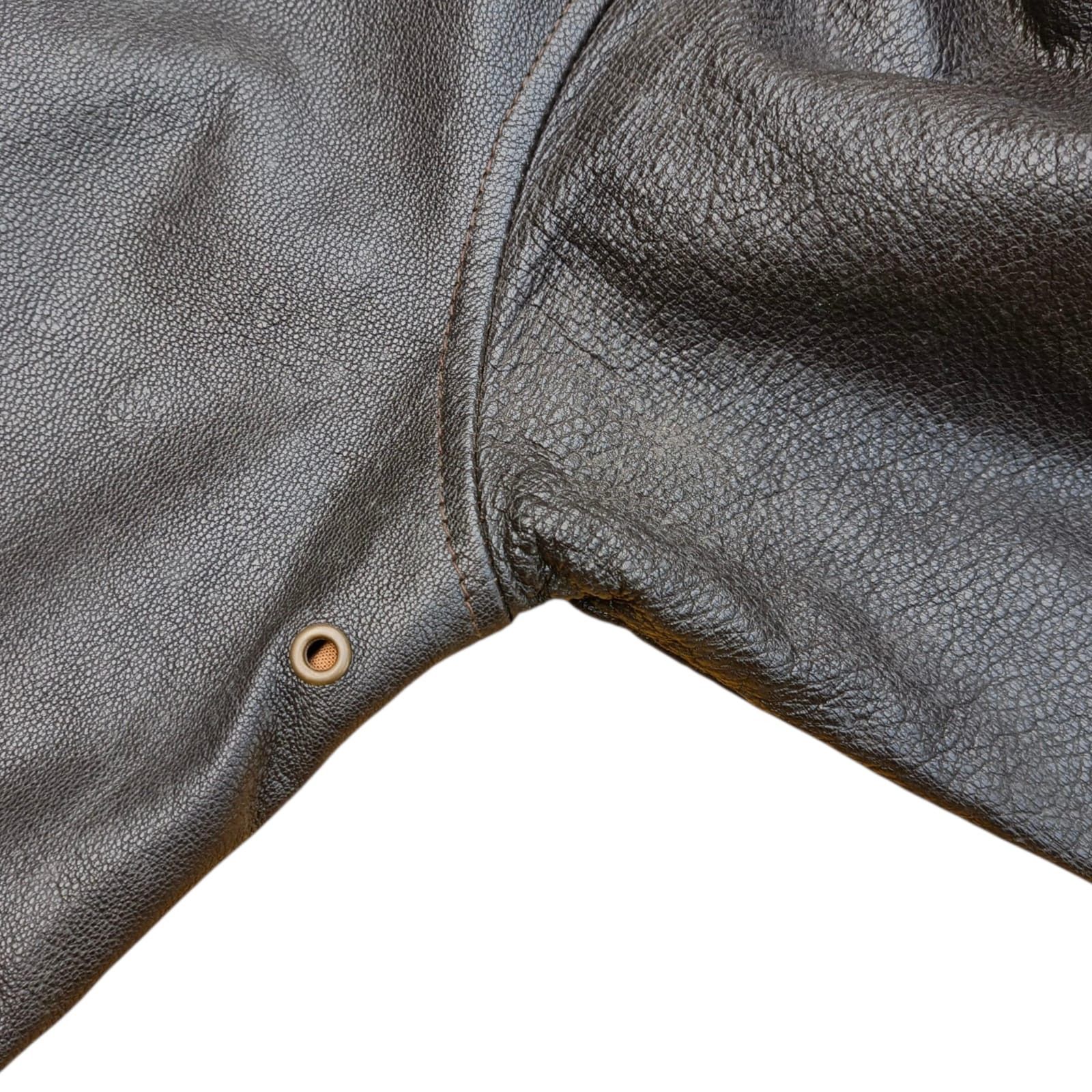 Avirex Avirex A-2 50th Aniversary Us Air Force Brown Goat Skin Size US L / EU 52-54 / 3 - 14 Thumbnail
