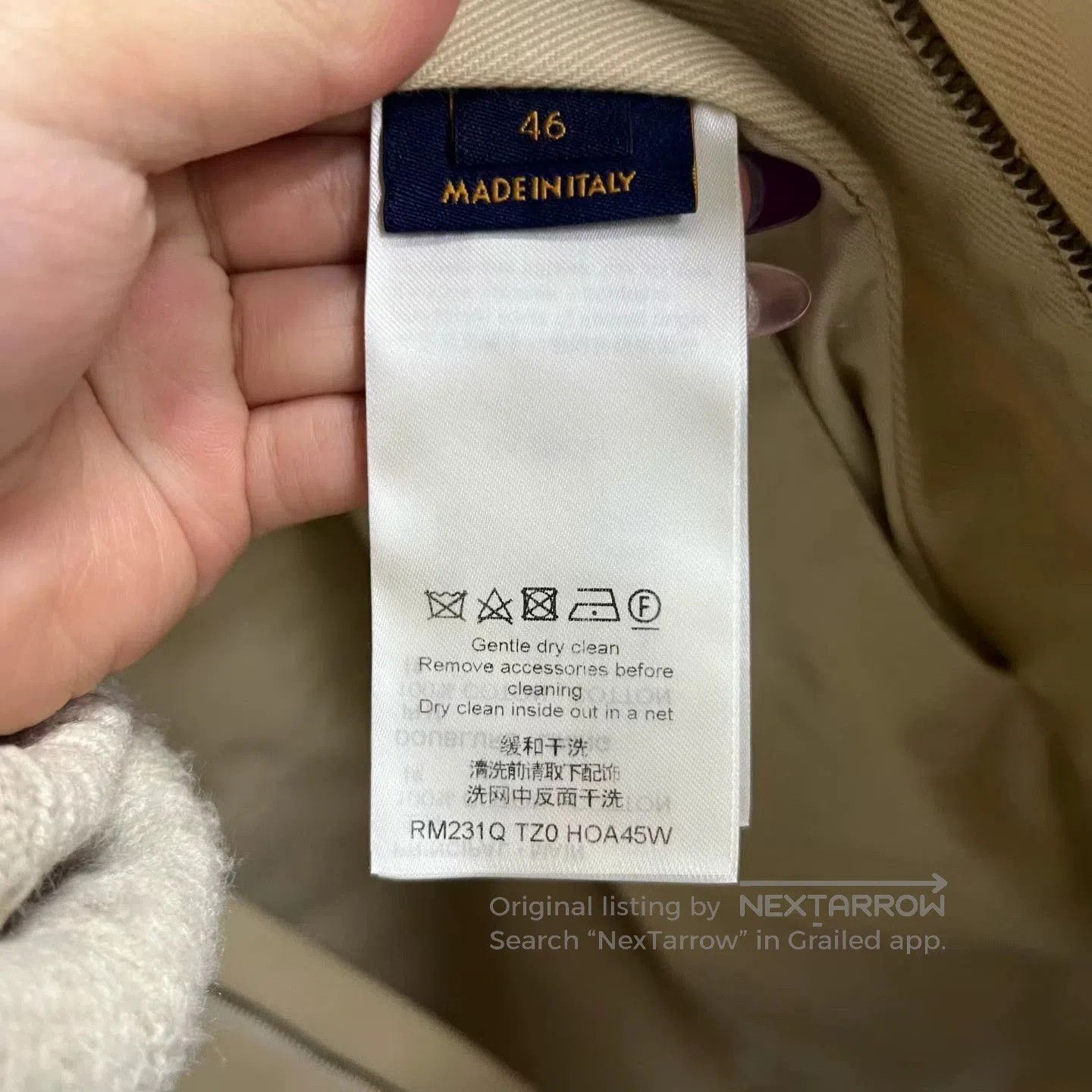 Louis Vuitton beige louis vuitton detachable collar jacket. Size US M / EU 48-50 / 2 - 3 Thumbnail
