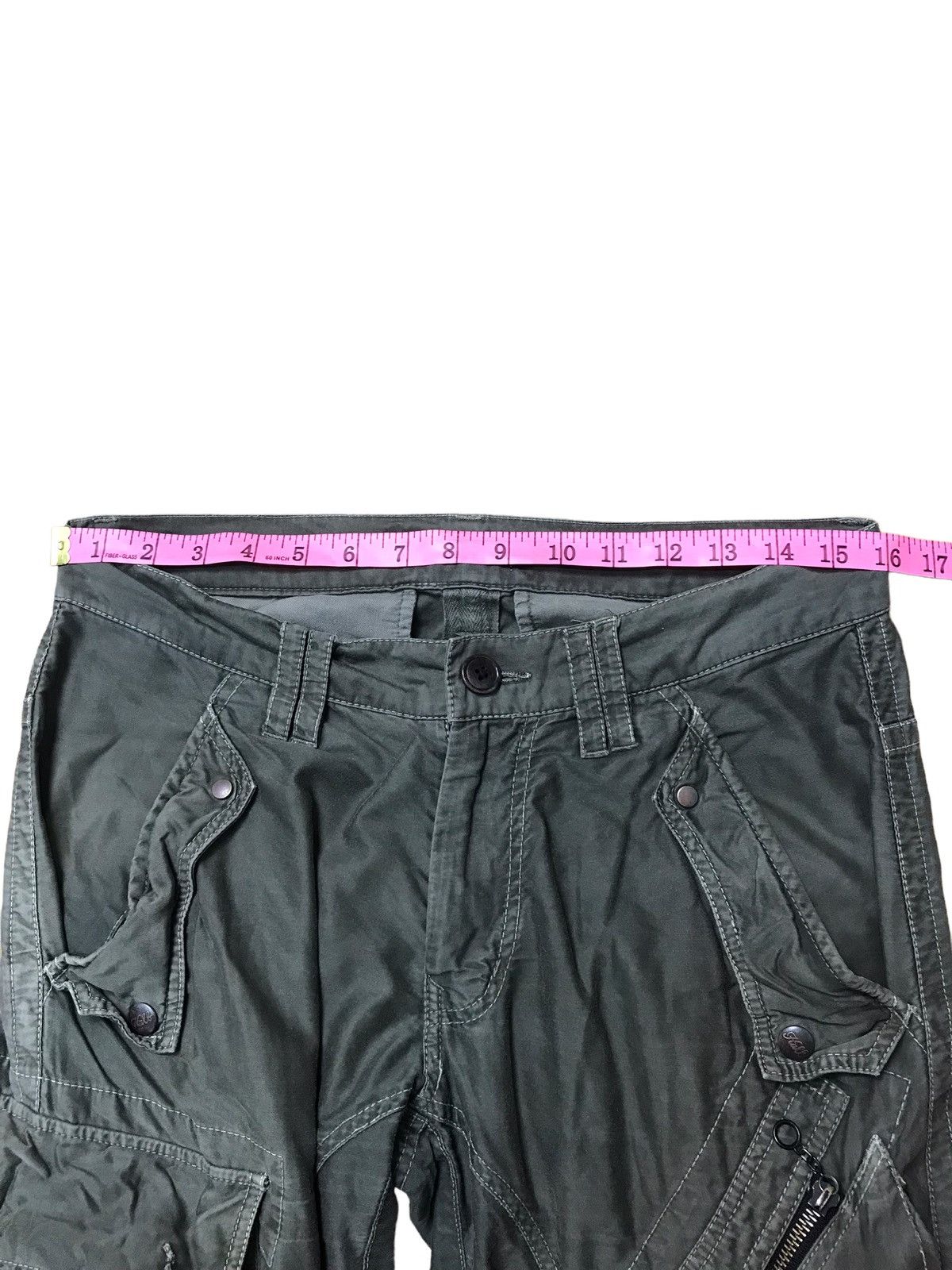 If Six Was Nine × Japanese Brand × KMRii HALB TACTICAL POCKET CARGO PANT Size US 32 / EU 48 - 4 Thumbnail