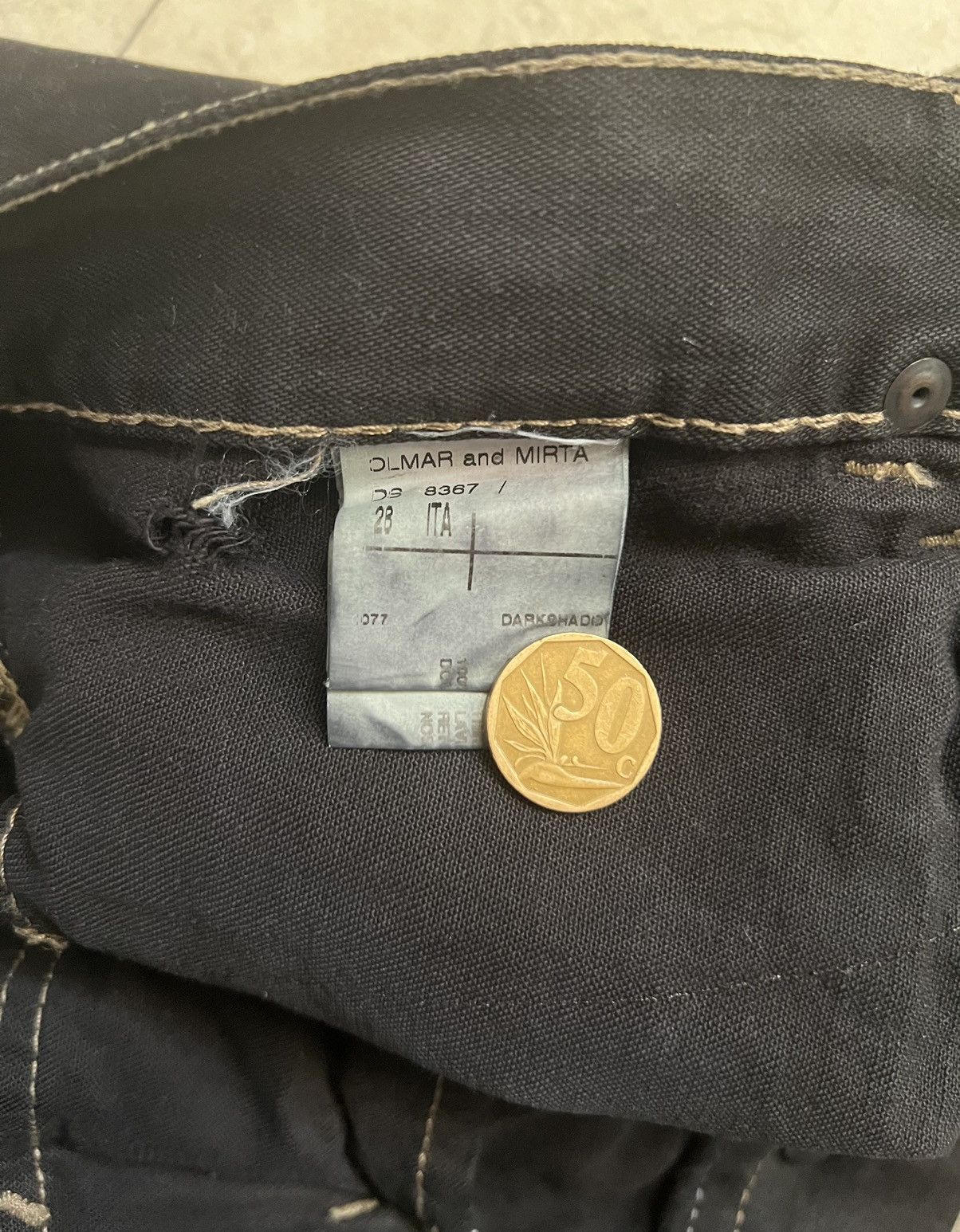 Rick Owens × Rick Owens Drkshdw AW06 ‘Dustulator’ Bootcut Spiral Denim in Darkshadow Size US 31 - 5 Thumbnail