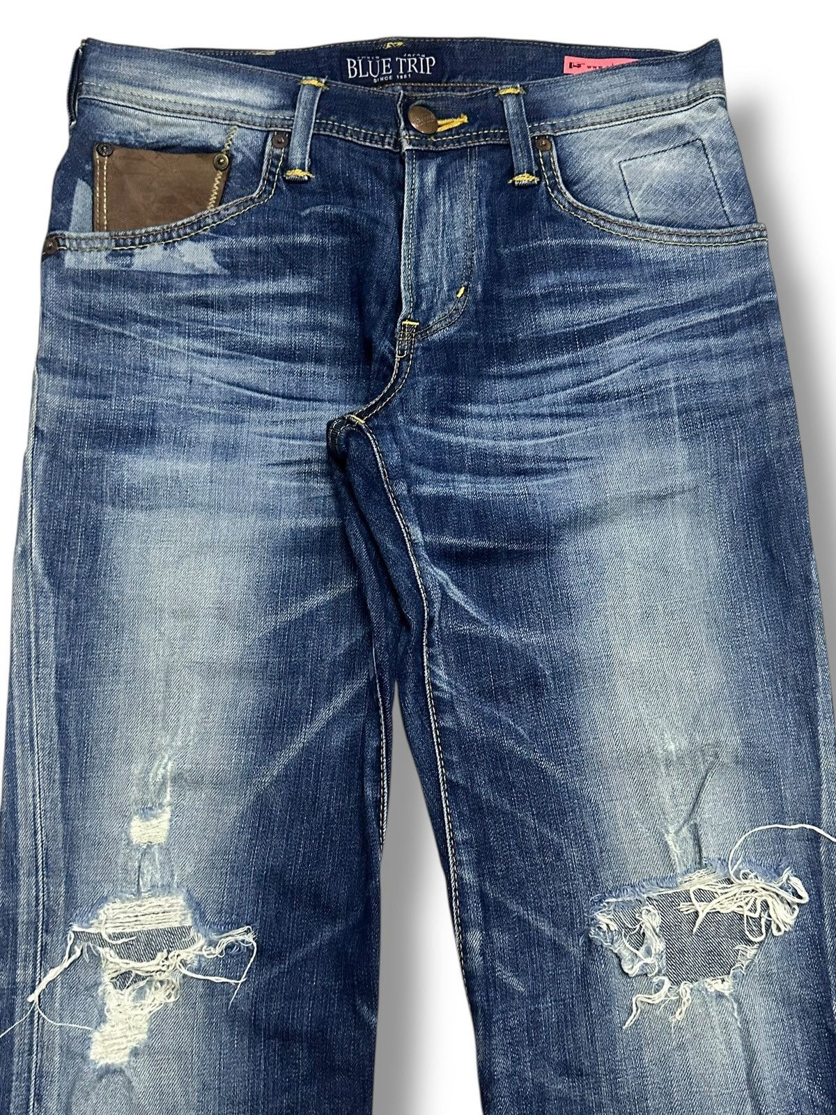Edwin Flare Vintage Edwin BlueTrip Japan Flare Bootcut ThunderWash Size US 31 - 3 Thumbnail