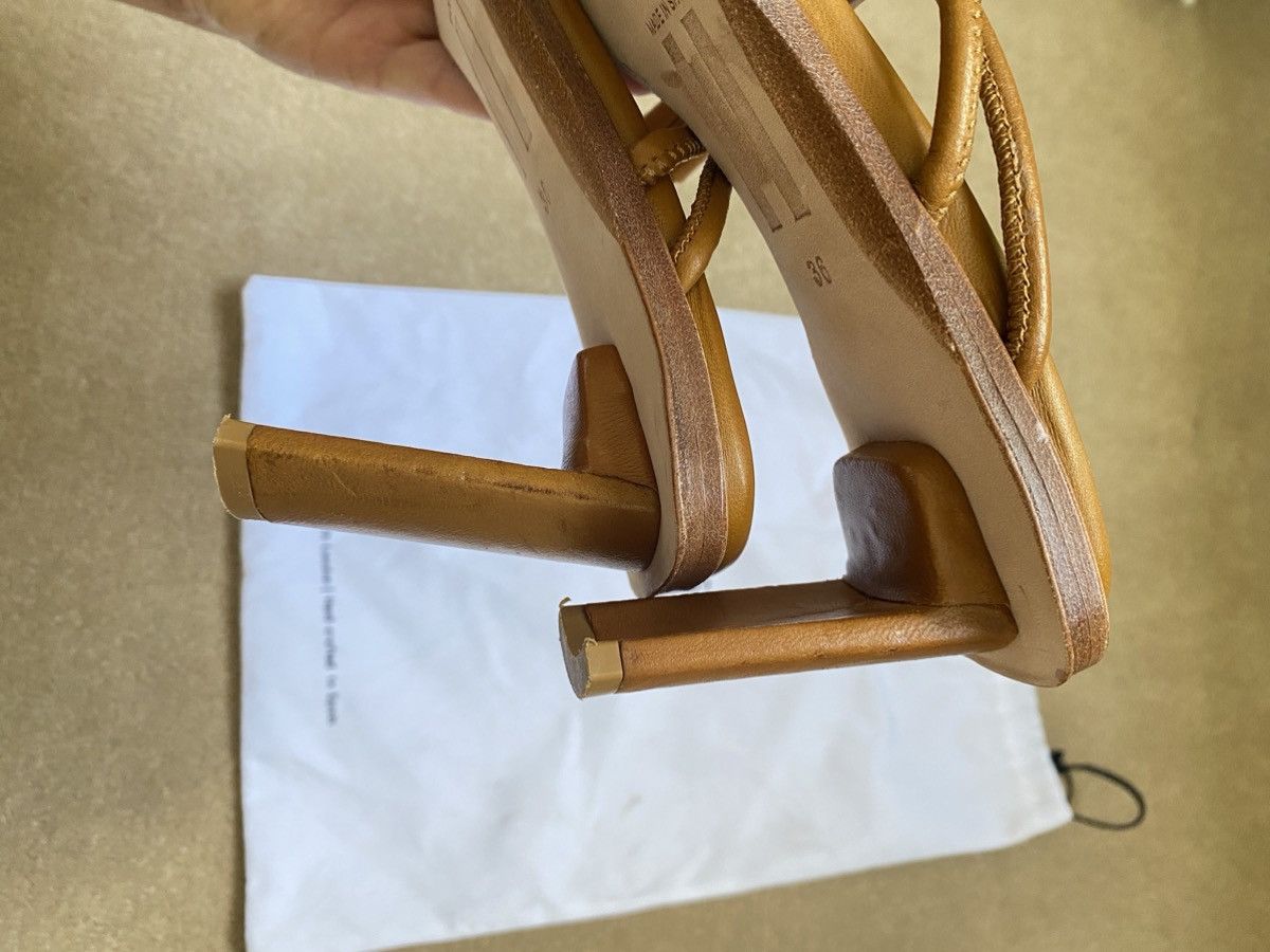 Miista Caramel brown miista leather heeled mules Size US 5 / IT 35 - 6 Thumbnail
