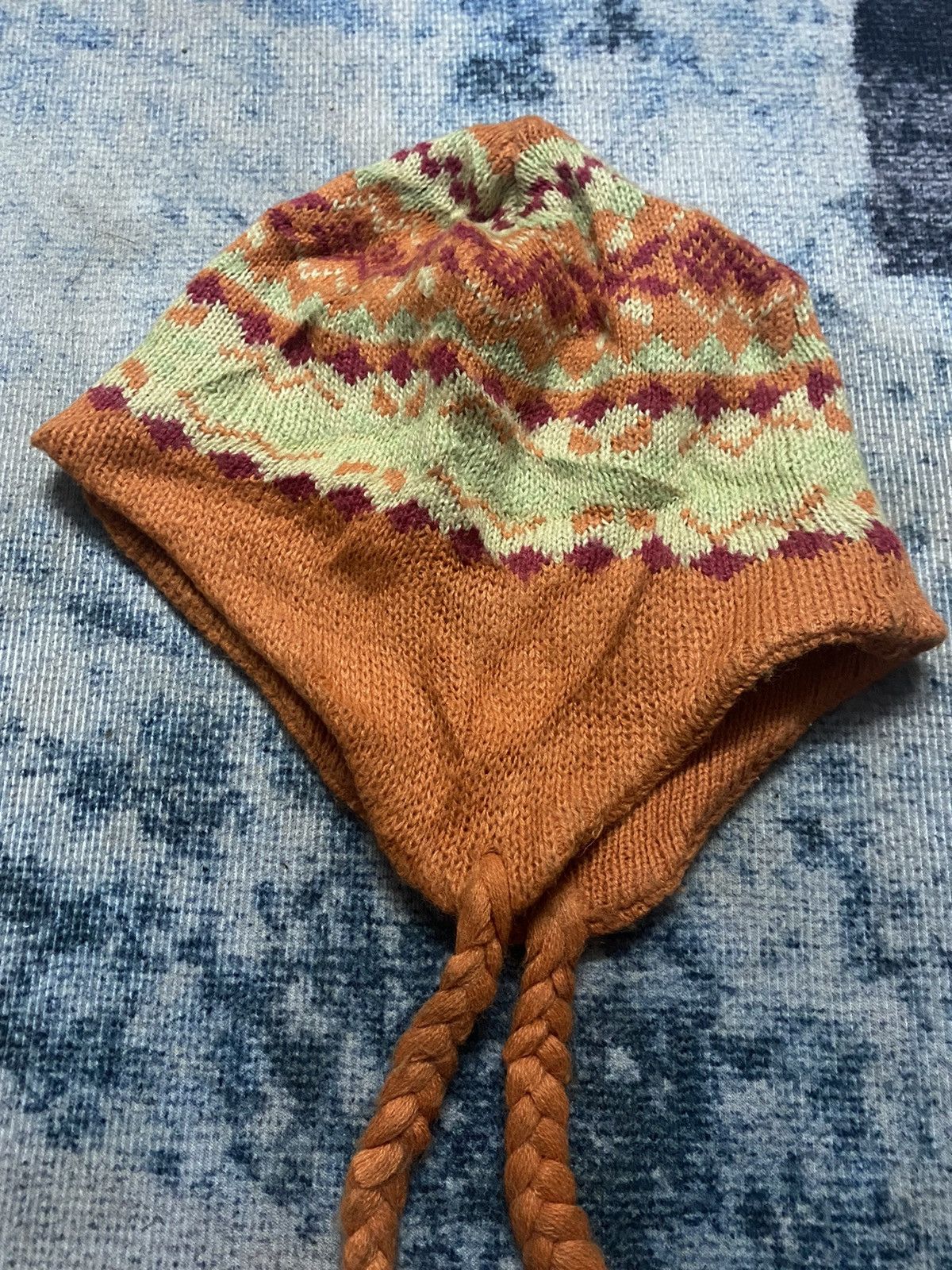 Japanese Brand Unknown Earflap Beanie Size ONE SIZE - 2 Thumbnail