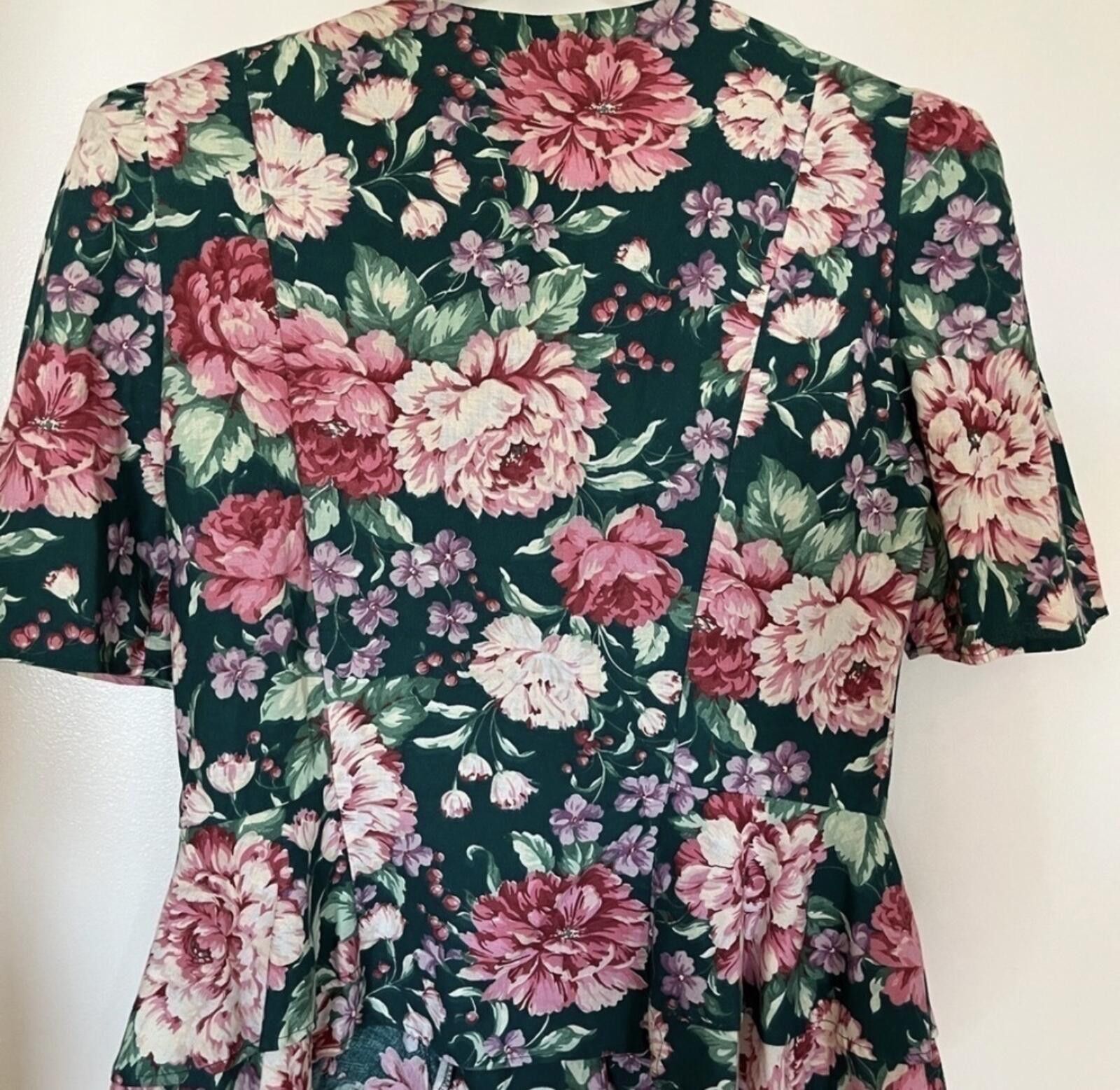 Other Vintage Just in Thyme LTD floral blouse Size XL / US 12-14 / IT 48-50 - 8 Thumbnail