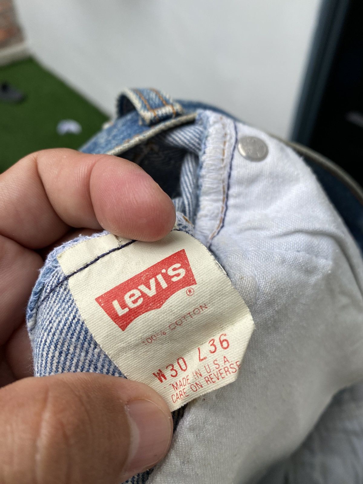 Levi's Vintage Clothing W30x32.5 Vintage levi's 501xx made in USA 90s Size US 30 / EU 46 - 6 Thumbnail