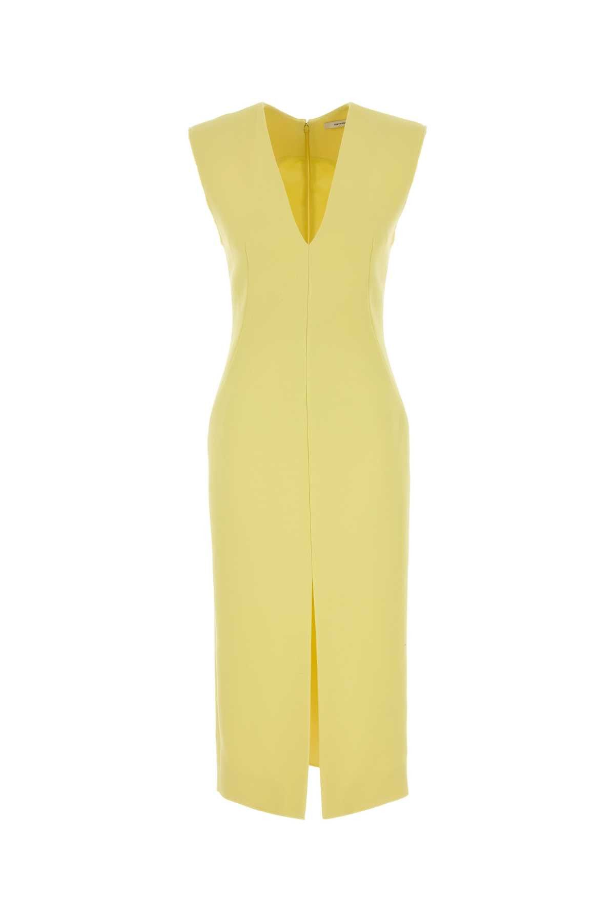 Givenchy Yellow Stretch Crepe Dress Size M / US 6-8 / IT 42-44 - 1 Thumbnail