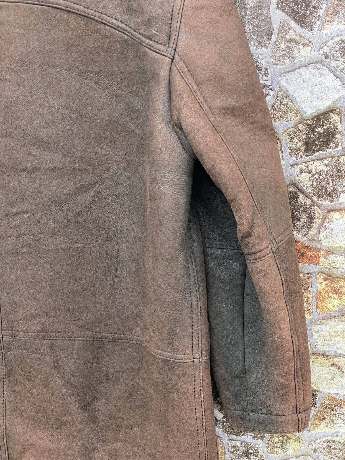 If Six Was Nine × Le Grande Bleu (L.G.B.) Antonovich Genuine Sheep Leather Coat Jacket Men Size US XL / EU 56 / 4 - 11 Thumbnail