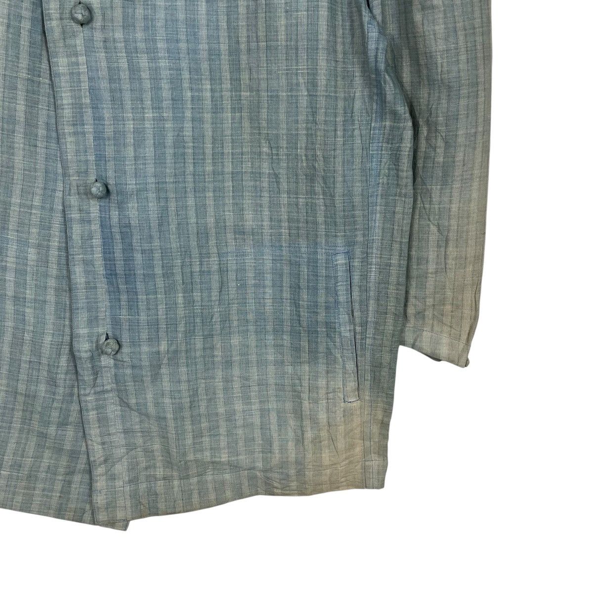 Issey Miyake Vintage 80s Issey Miyake Hickory Faded Jacket Size US M / EU 48-50 / 2 - 4 Thumbnail