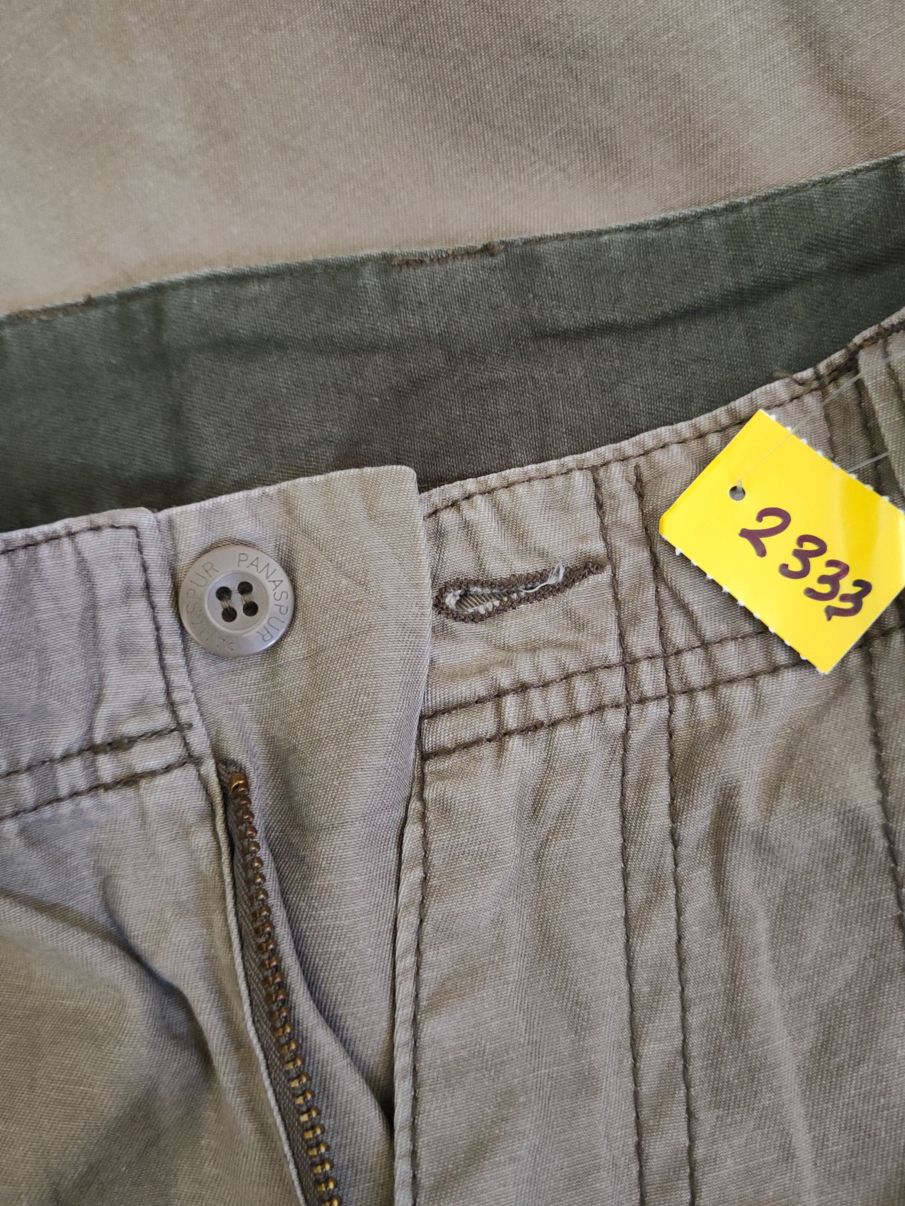 Japanese Brand DL Japanese Brand Beige Multipocket Cargo Pants #2333 Size US 31 - 13 Thumbnail