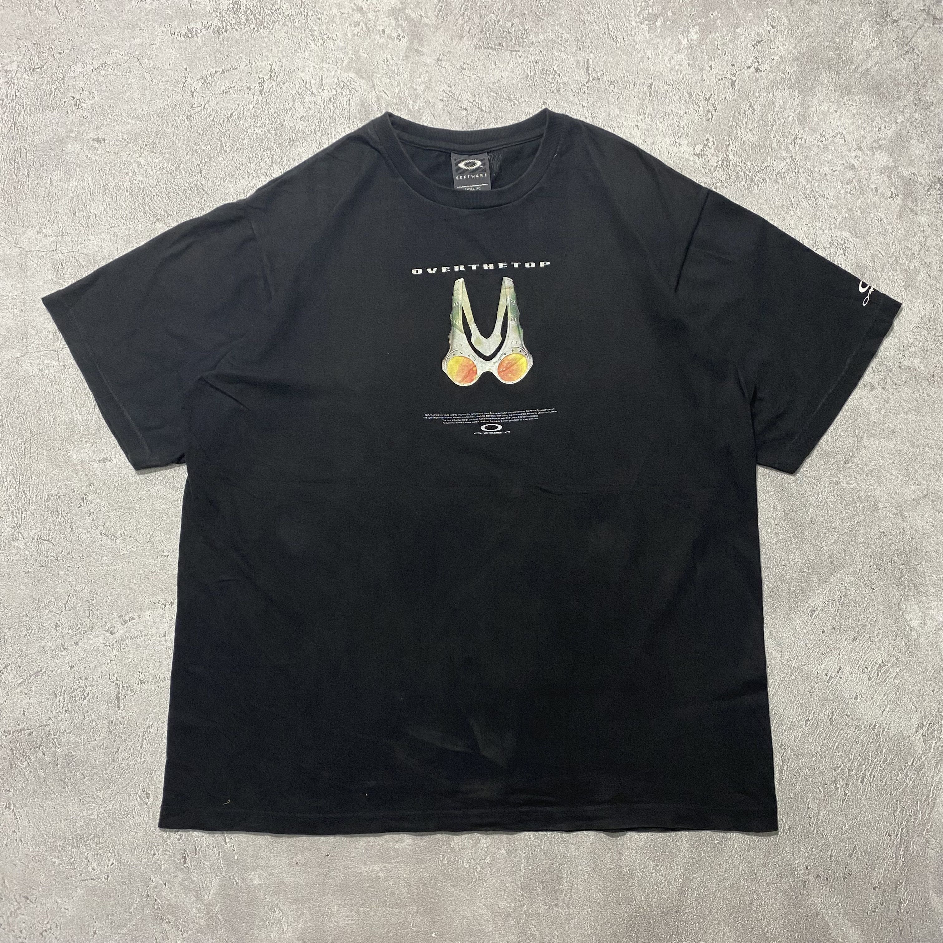 Oakley OAKLEY Long T-shirt Long T Men's XXL unclear black type Vintage Second Hand main image 0
