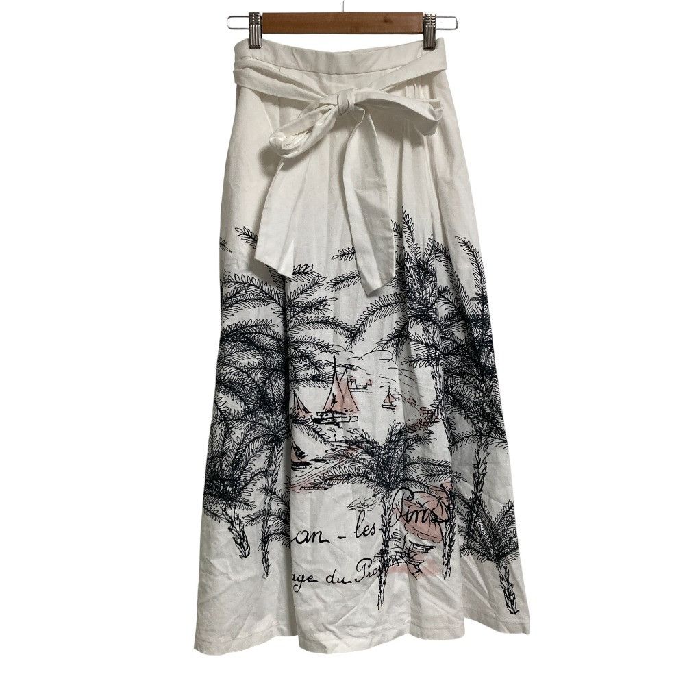 Other Other Grace Class Plage Print Pleated Skirt Others Skirts 0225221023 DUTY FREE for USA Size ONE SIZE - 1 Thumbnail