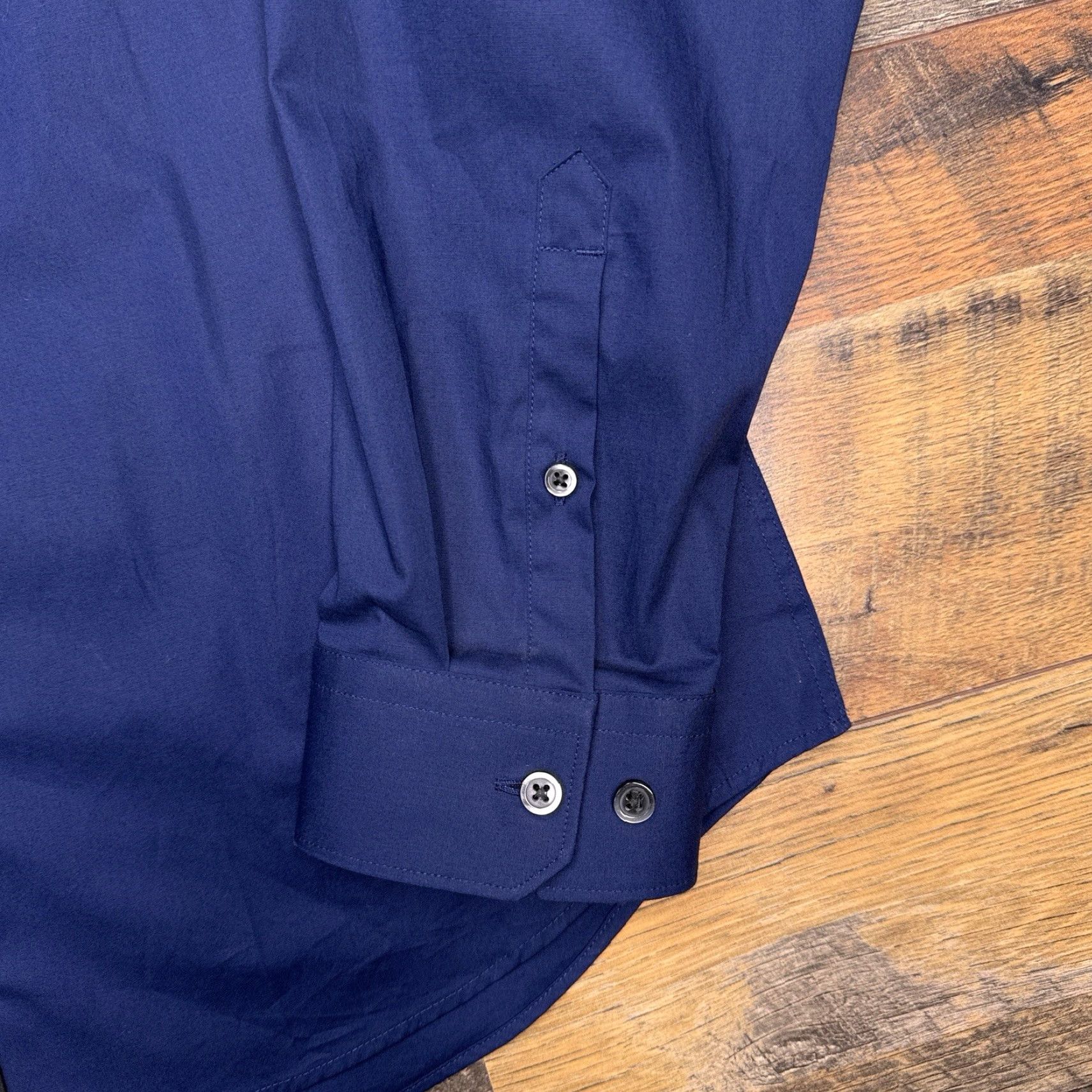 Express Express Shirt Mens Large L Blue Button-Up Slim Stretch Knit Button Up New Size US L / EU 52-54 / 3 - 7 Thumbnail
