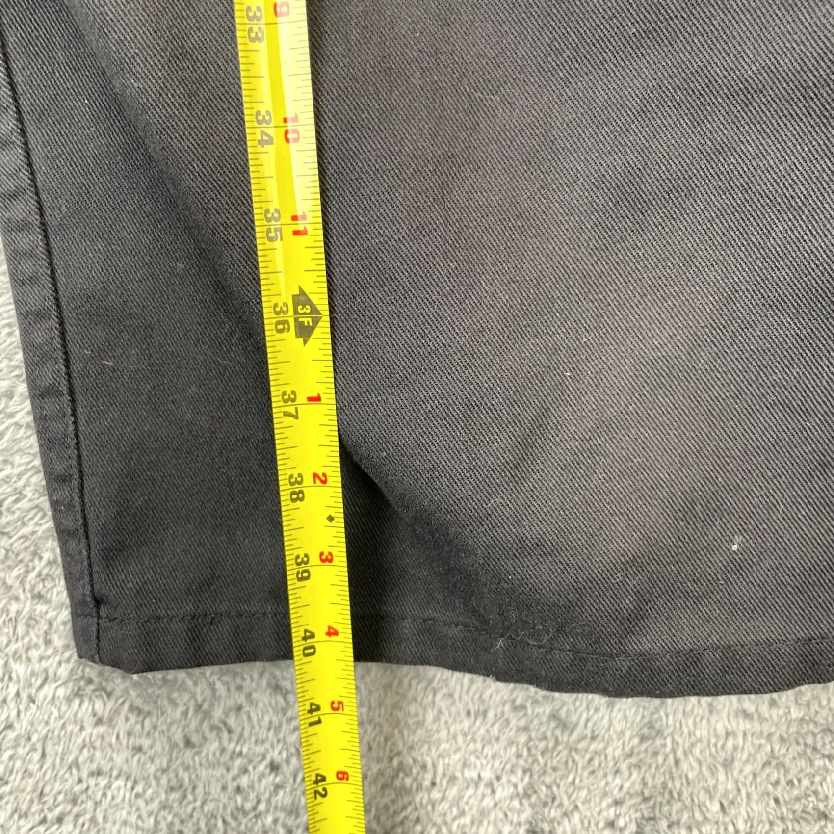 Ben Davis VINTAGE Ben Davis Pants Mens 54 Black Wide-Leg Cotton Workwear Chino 5-Pocket Regular Inseam 27" Retro City 90s Mens Size US 38 / EU 54 - 7 Thumbnail