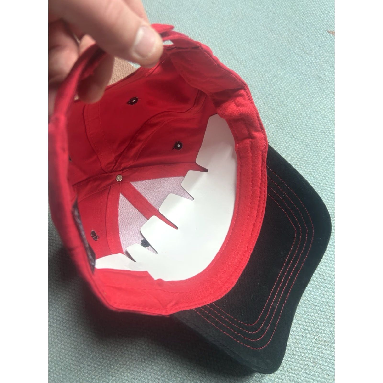 Equipment VINTAGE Case Janson Equipment strapback hat cap IH tractor farm NOS Baseball Cap Men Adjustable Red Size ONE SIZE - 6 Thumbnail