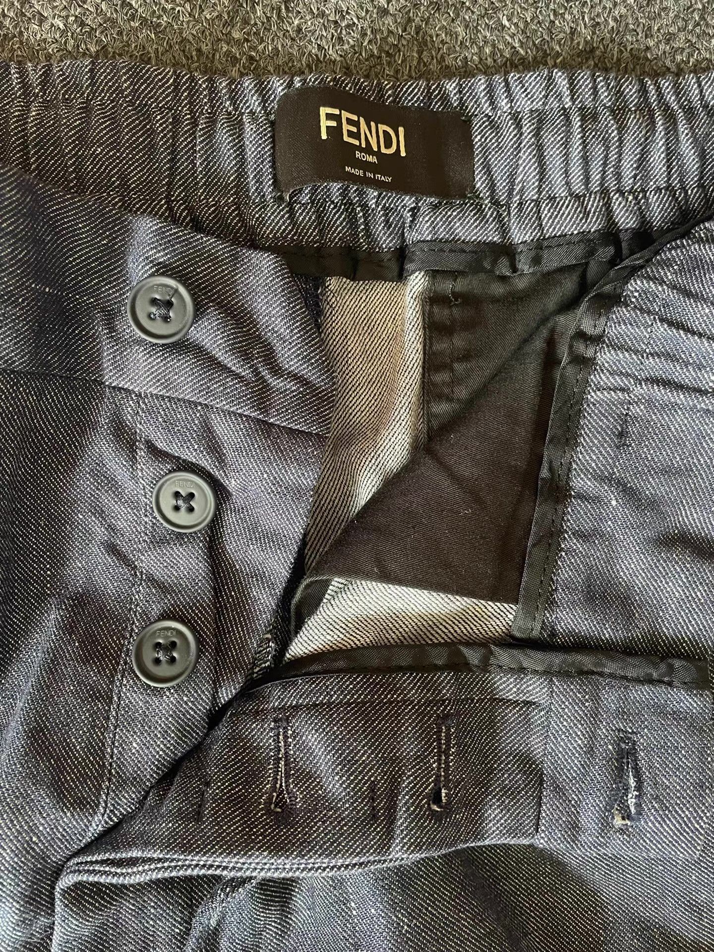 Fendi Fendi denim casual pants, authentic Size US 34 / EU 50 - 6 Thumbnail