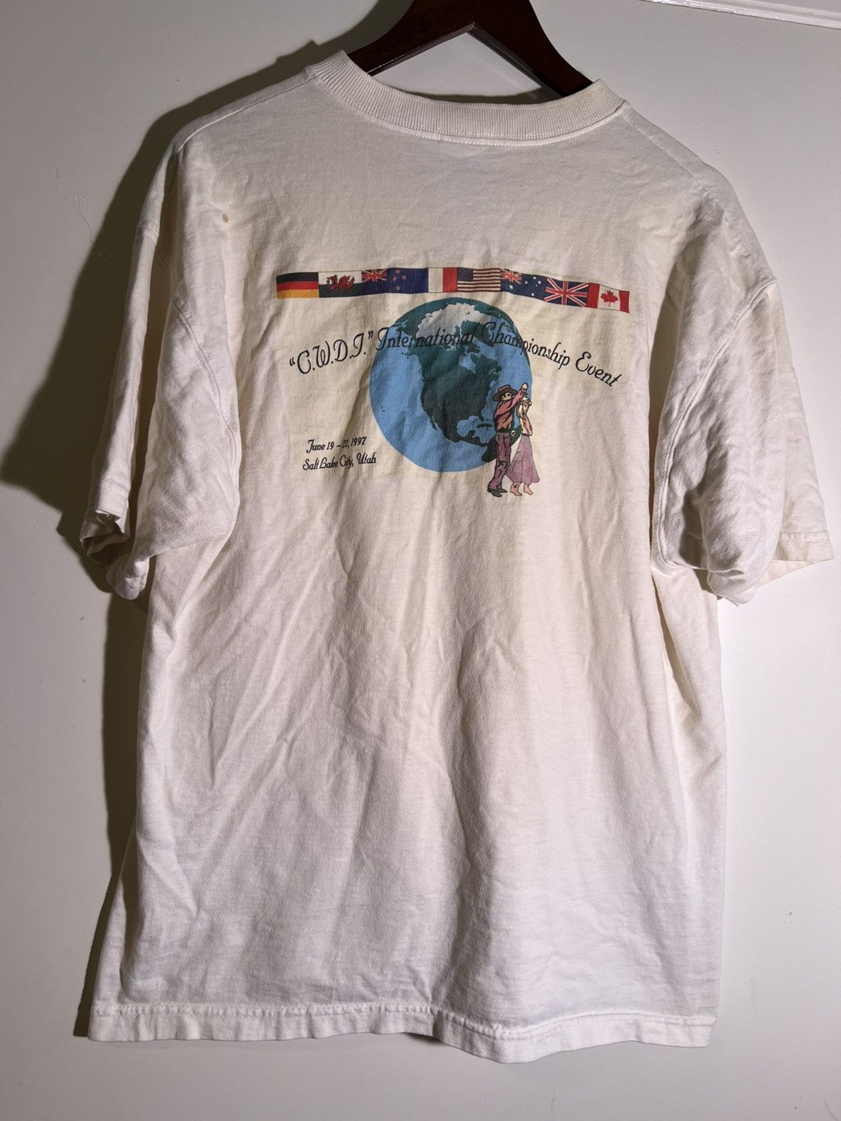 Vintage 90’s VTG Vintage Utah Dance Championship Retro Tee T Shirt Size US L / EU 52-54 / 3 - 1 Thumbnail