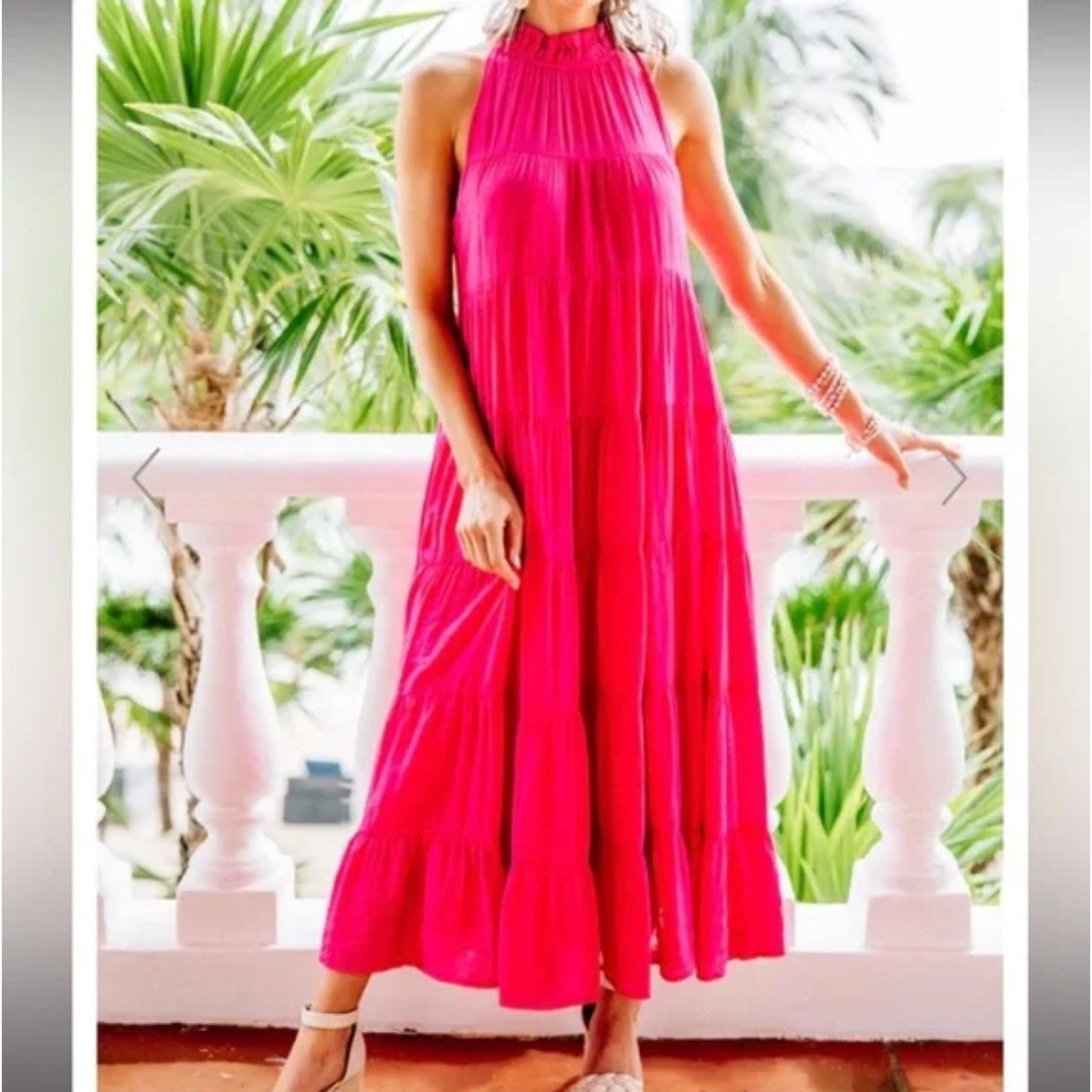 Etro ENTRO cheer up maxi dress in pink women's Size Small Size S / US 4 / IT 40 - 1 Thumbnail