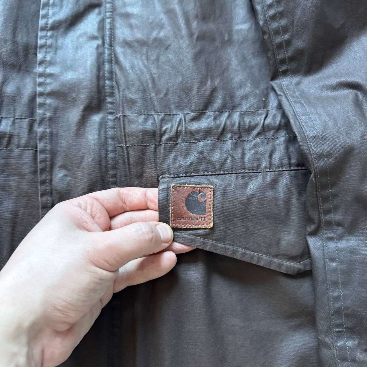 Carhartt Carhartt Waxed Brown Canadian Outdoor Tartan Parka Jacket Size US M / EU 48-50 / 2 - 8 Thumbnail