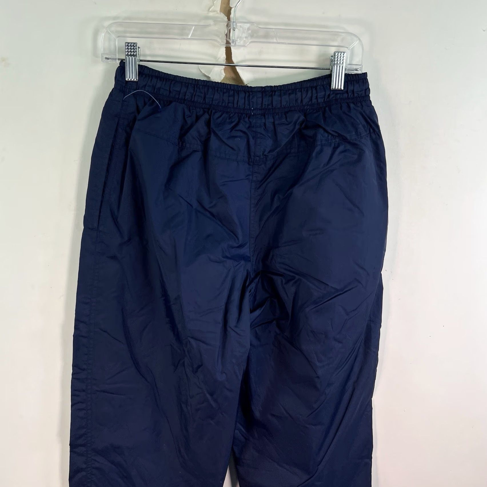 Nike VINTAGE Nike Track Pants Women Size S Blue Lined Tapered Activewear 90s Athleisure Size 28" / US 6 / IT 42 - 6 Thumbnail
