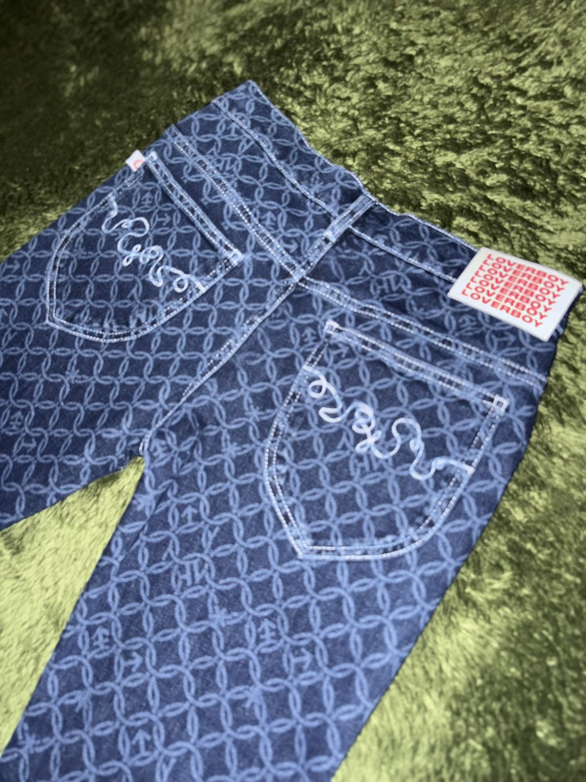 Charles Jeffrey LOVERBOY [M] Charles Jeffrey Loverboy Geometric Pattern Bootcut Denim Size US 29 - 8 Thumbnail