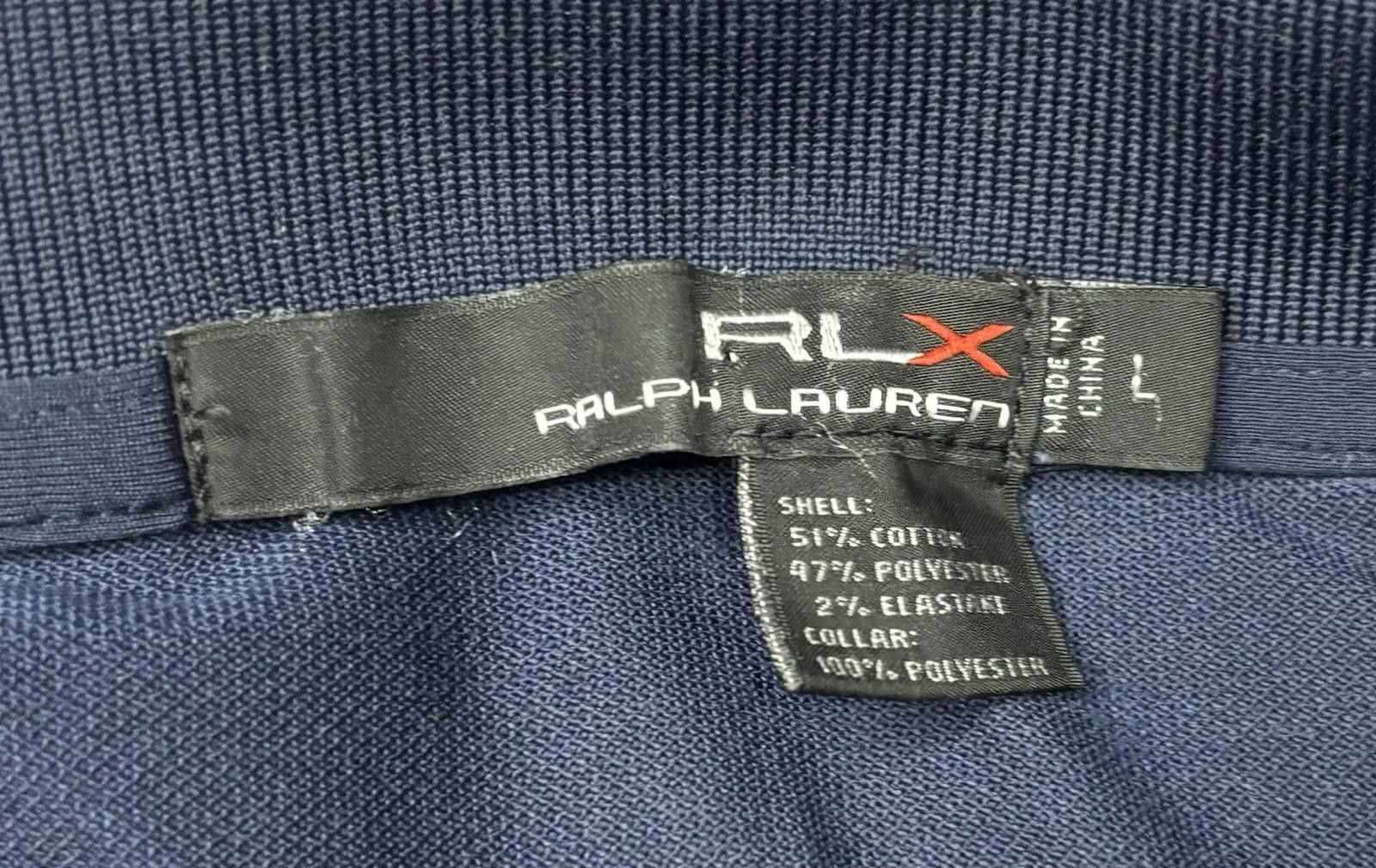 RLX Ralph Lauren RLX Ralph Lauren Polo Shirt Mens Large MGA Navy Golf Size US L / EU 52-54 / 3 - 2 Thumbnail