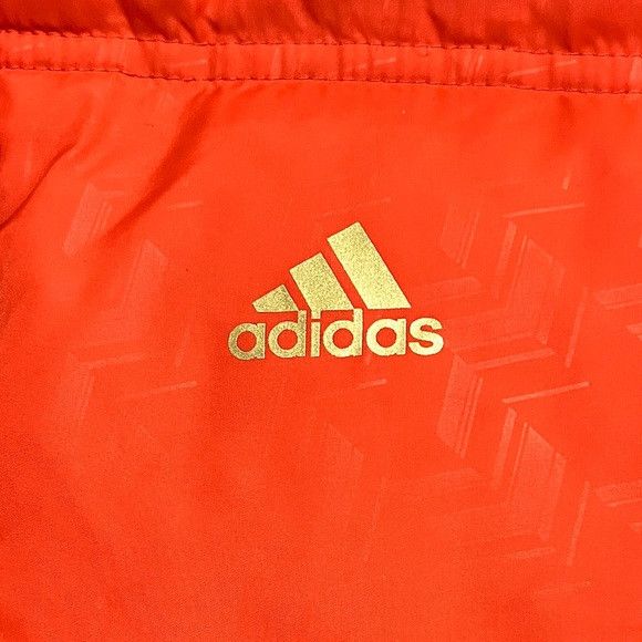 Adidas Adidas Orange Puffer Jacket Men’s Medium Retro Winter Size US M / EU 48-50 / 2 - 2 Thumbnail