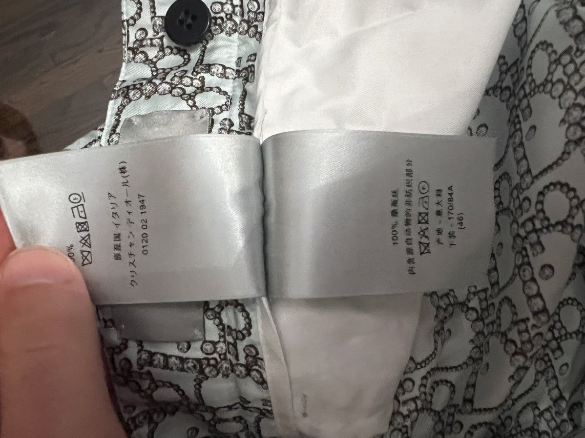 Dior Dior Oblique Diamond Silk Shorts Size US 30 / EU 46 - 4 Thumbnail
