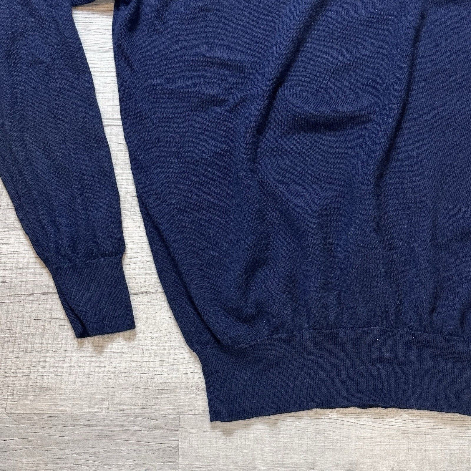 Peter Millar Peter Millar V-Neck Sweater Wool Silk Blend Mens Large Size US L / EU 52-54 / 3 - 2 Thumbnail