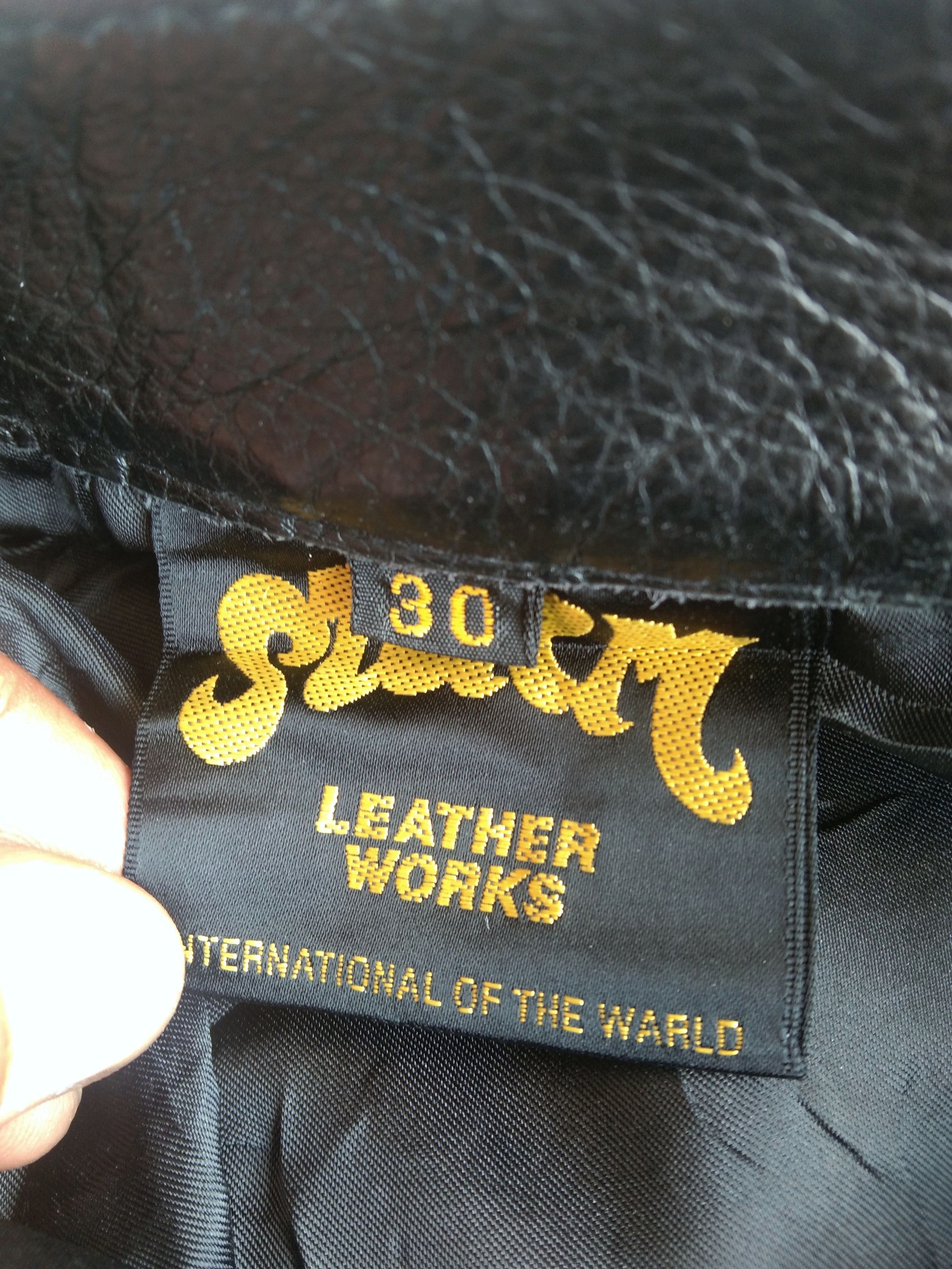 Vintage 90s Storm Leather Pants Black Size US 28 / EU 44 - 9 Thumbnail