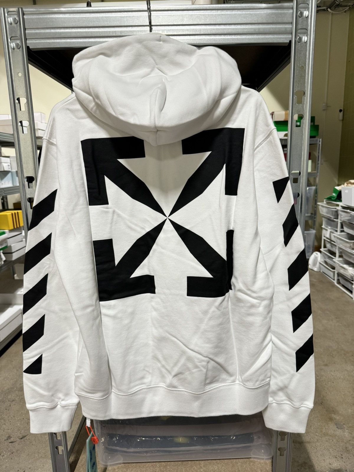 Off white diag arrows hoodie hotsell