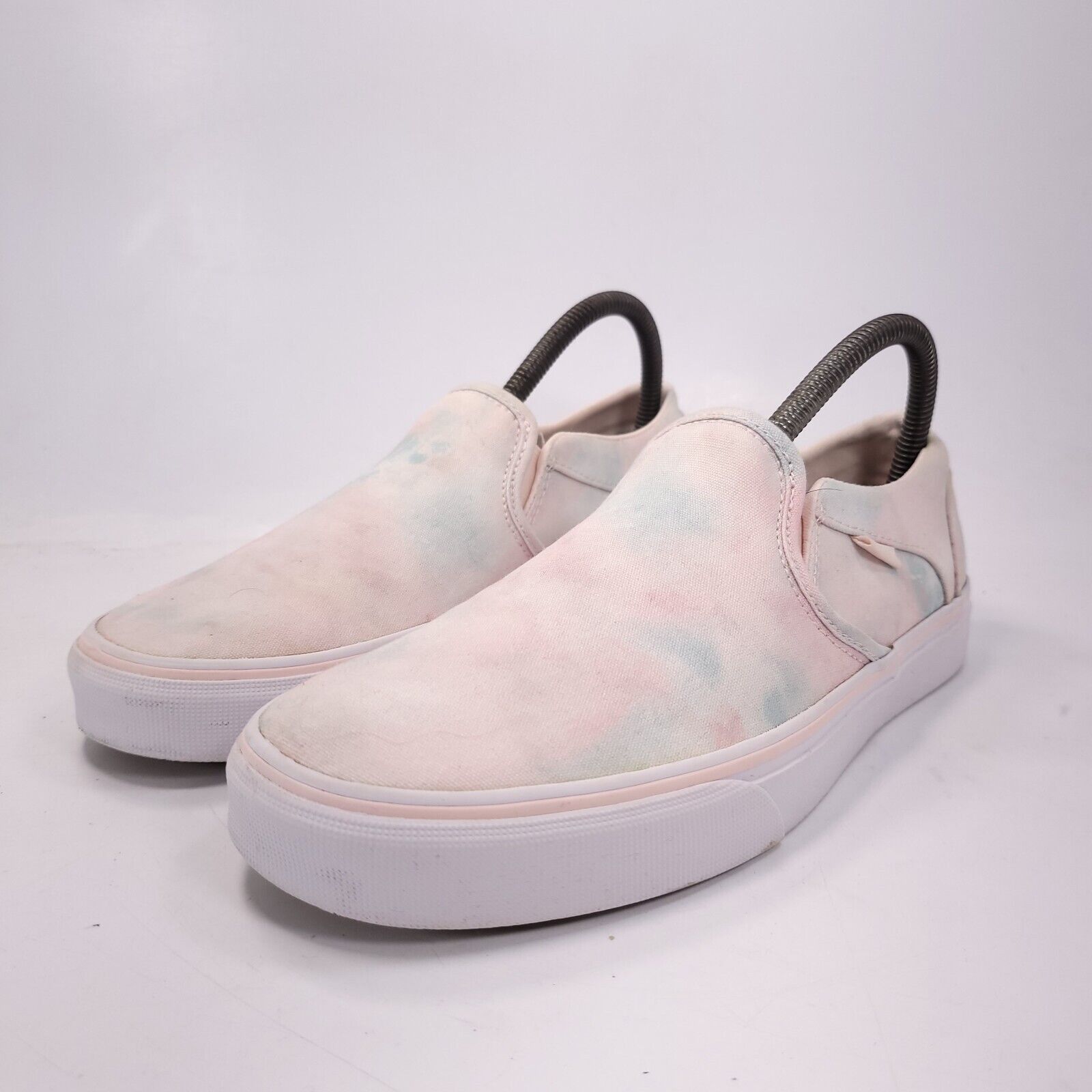 Vans Vans Off the Wall Shoe Womens Size 8.5 721356 Pink White Size US 8.5 / IT 38.5 - 1 Thumbnail