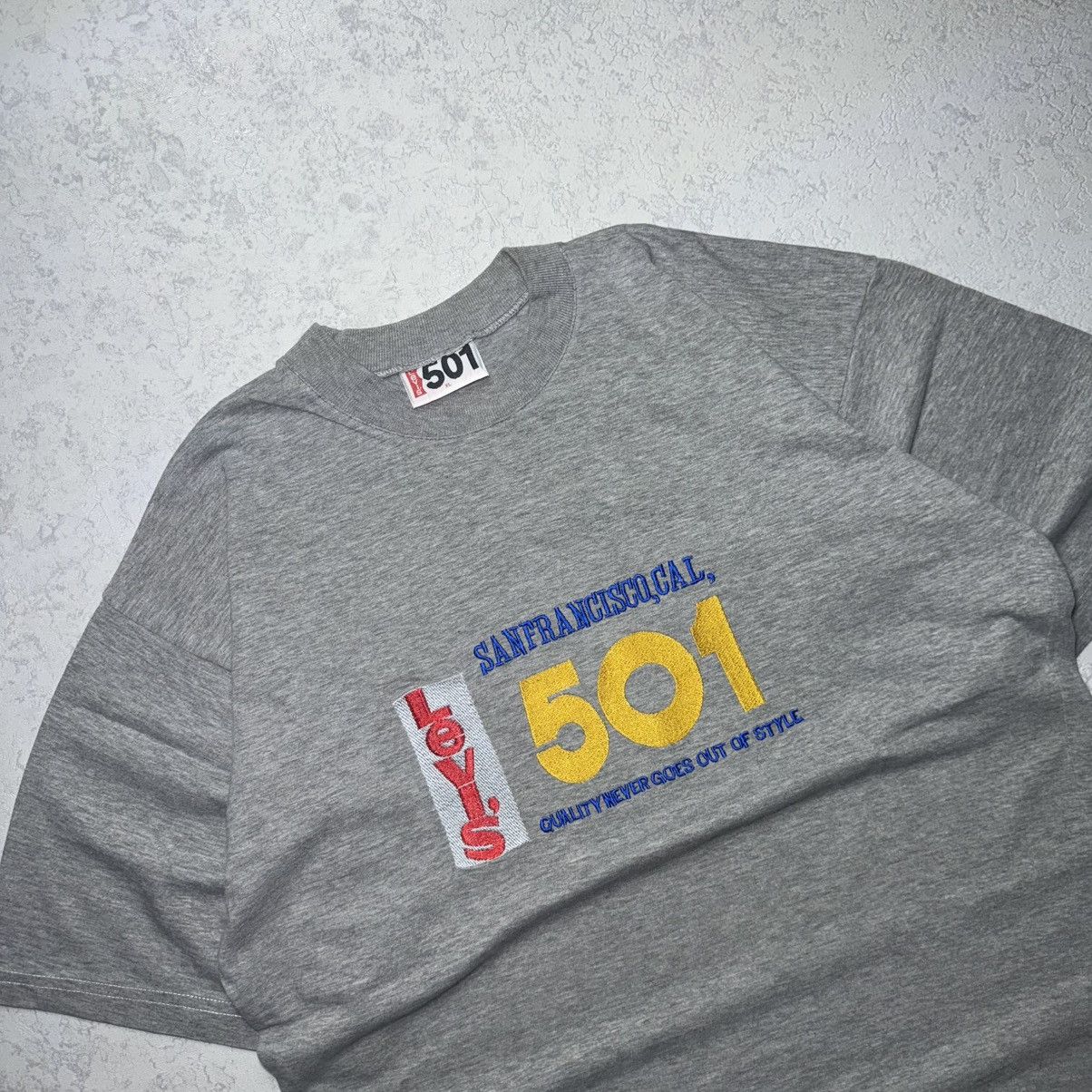 Levi's Vintage Levis 501 Oversized T-Shirt Size XL Size US XL / EU 56 / 4 - 2 Thumbnail