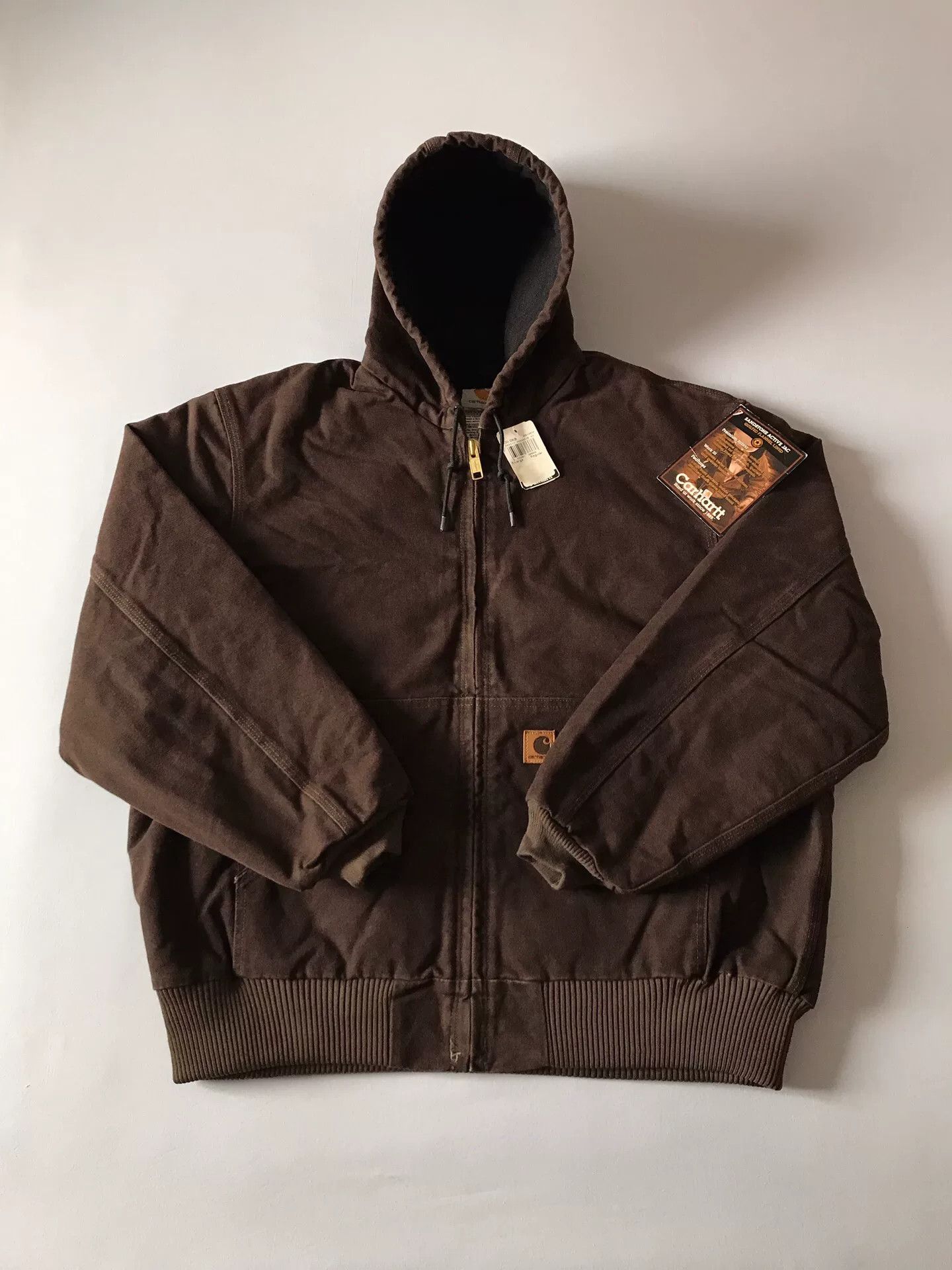 Carhartt Carhartt J130 Hooded Work Jacket Size US XL / EU 56 / 4 - 1 Thumbnail
