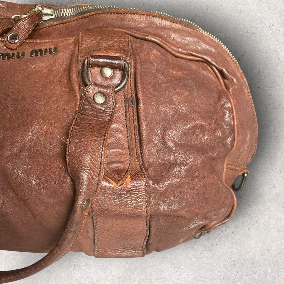 Miu Miu Vintage 2000’s Miu Miu Bowling Bag Size ONE SIZE - 6 Thumbnail