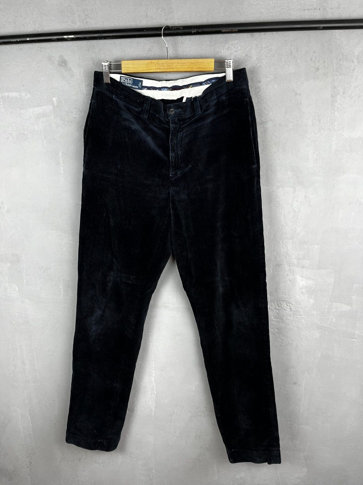Polo Ralph Lauren × RRL Ralph Lauren × Ralph Lauren Vintage Polo Ralph Lauren Cords Pants Corduroy Beige Rare Size US 31 - 4 Thumbnail