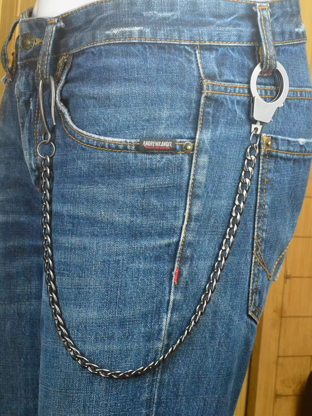 Jewelry thumb cuff belt U hook pant chain Size ONE SIZE - 5 Thumbnail