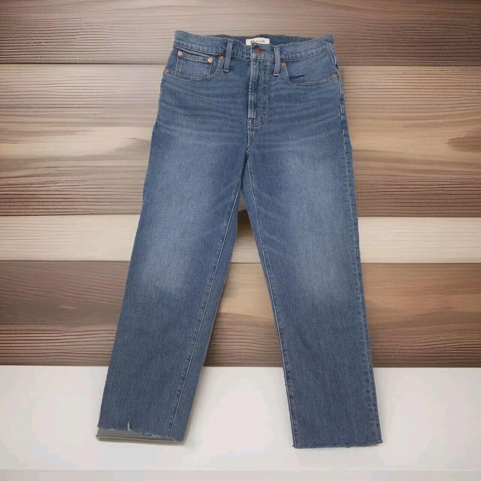 Madewell Madewell Women The Perfect Vintage Crop High Rise Raw Hem Size 29" - 1 Thumbnail