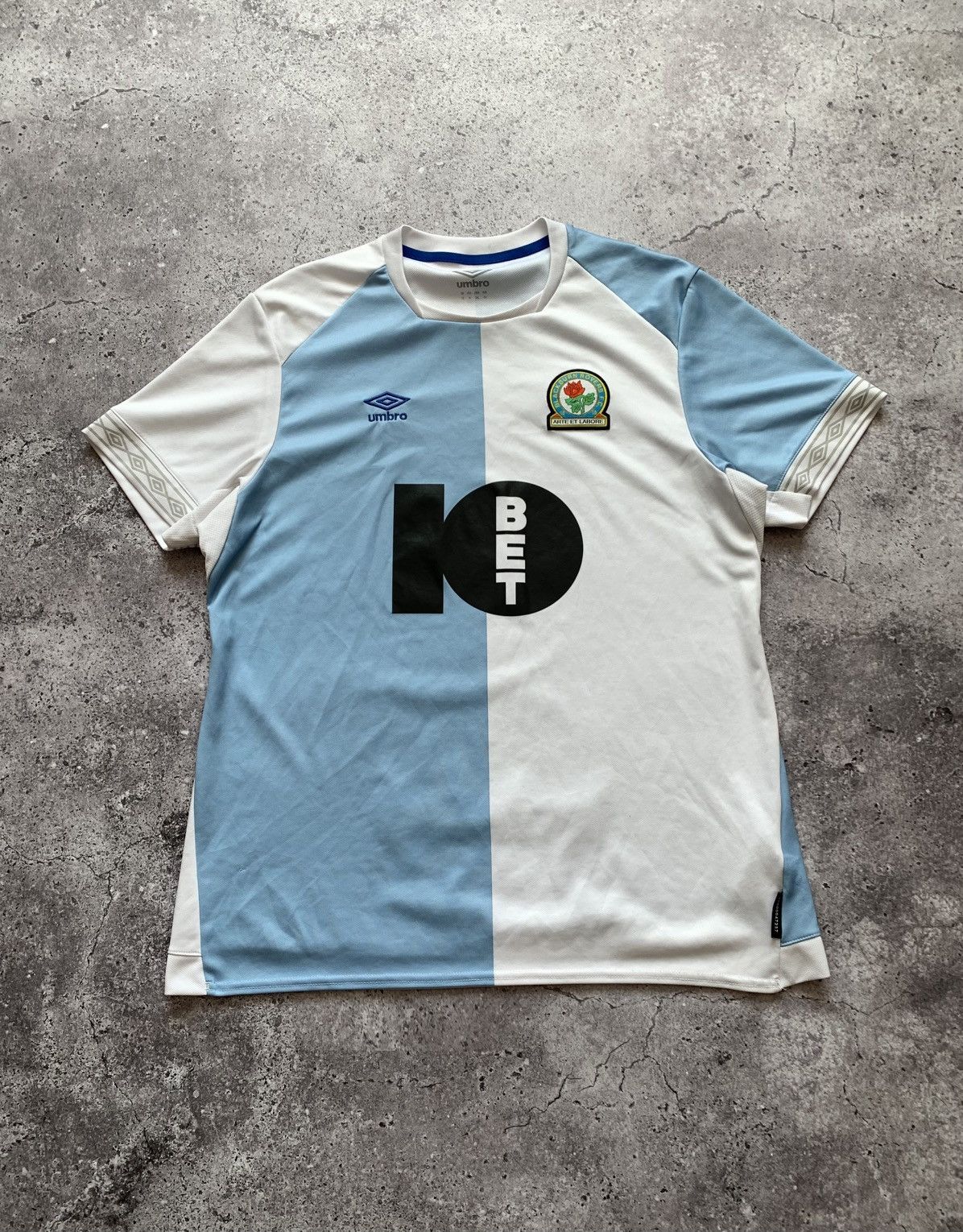 Umbro 🔥UMBRO BLACKBURN ROVERS 2018/19 AWAY SOCCER JERSEY SHIRT Size US XL / EU 56 / 4 - 1 Thumbnail