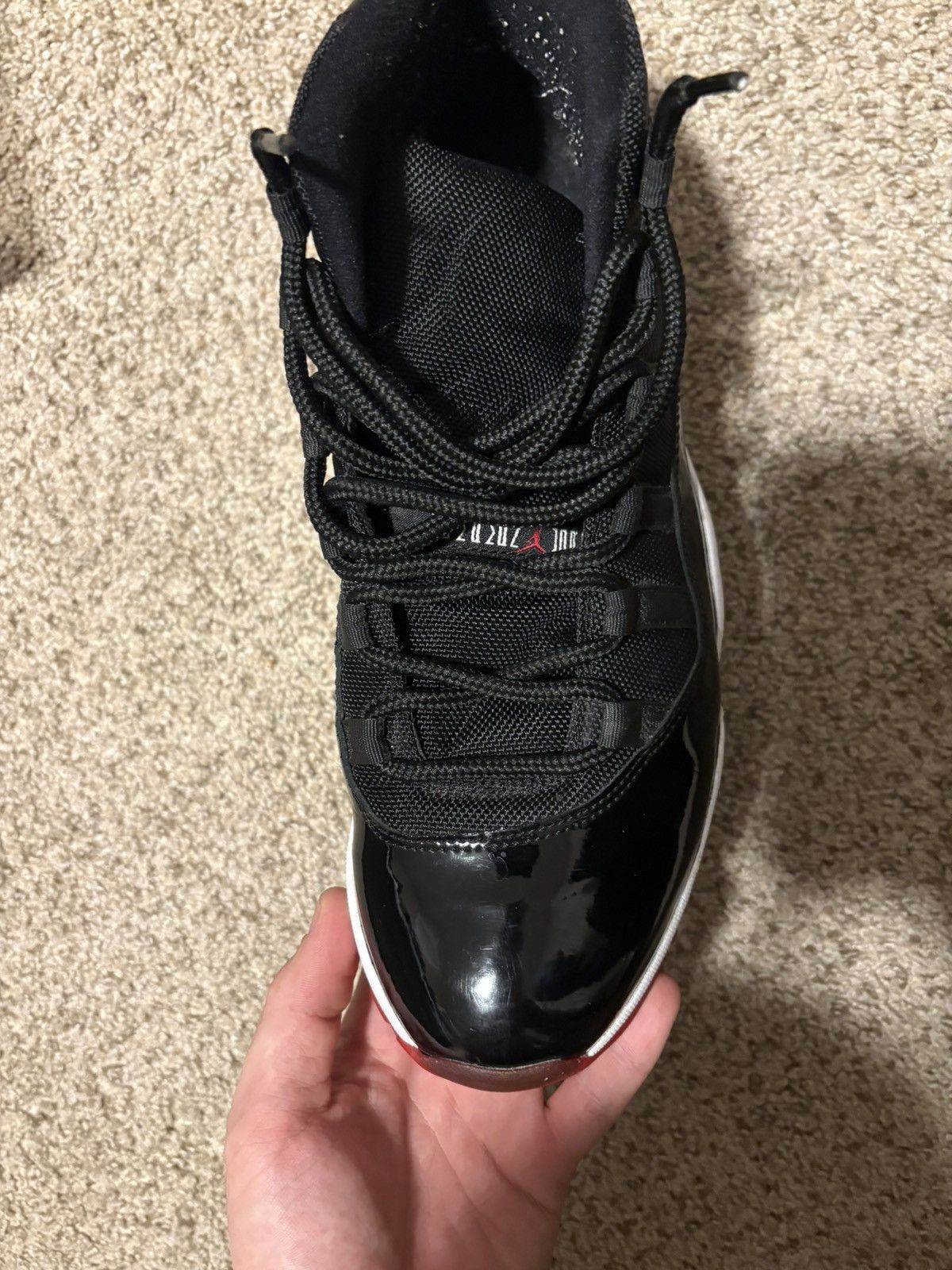 Jordan Brand OG BRED 11 2012 Size US 11.5 / EU 44-45 - 3 Thumbnail