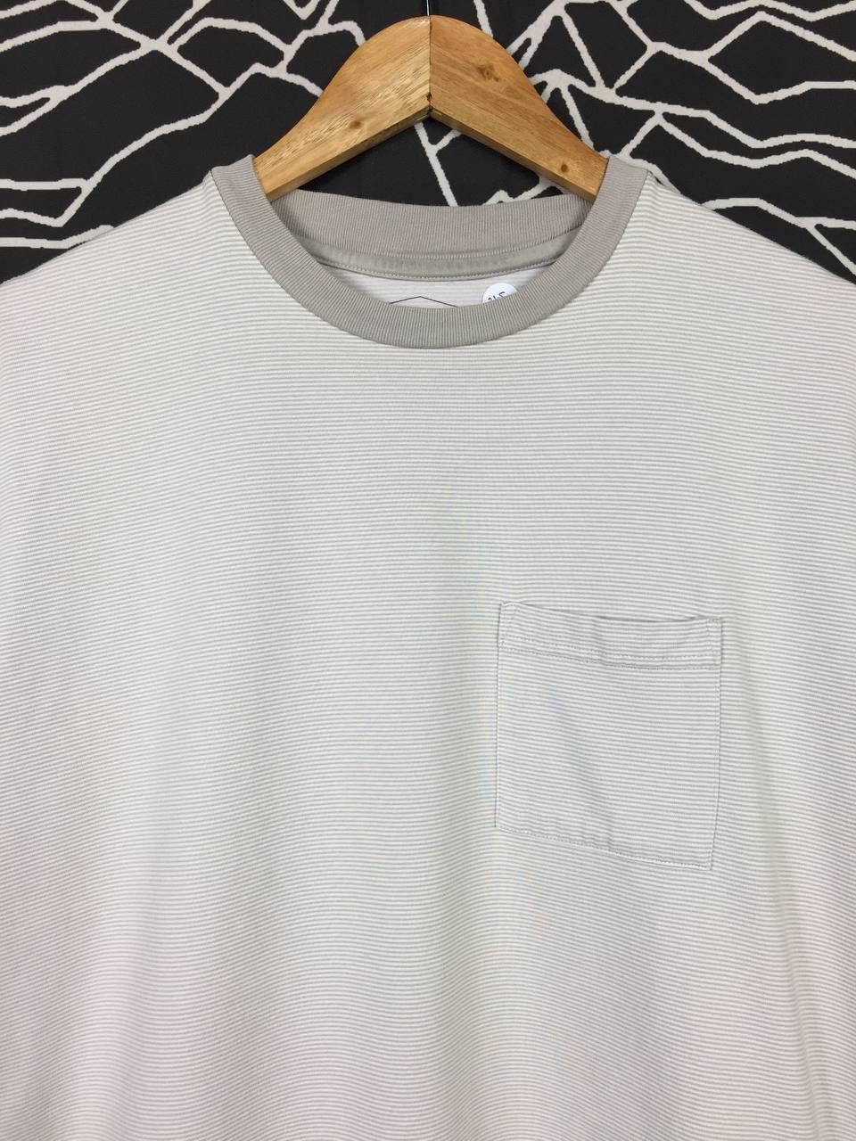 Japanese Brand × Vintage Life & Work Design Casual Striped Pocket Tee Size US M / EU 48-50 / 2 - 3 Thumbnail
