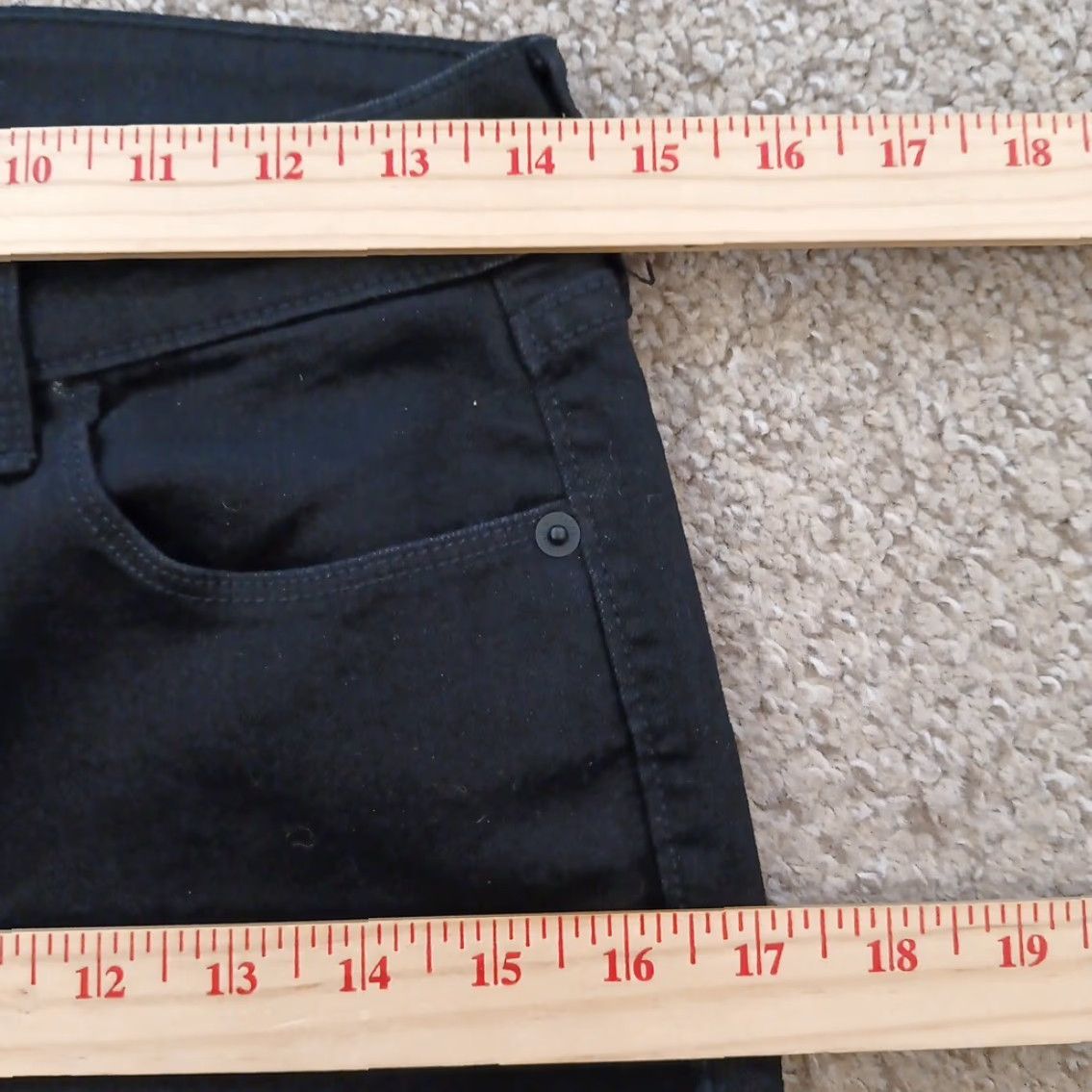 Old Navy Old Navy Jegging Pants Womens Size 6 Black 28x29 Mid Rise Skinny Jeans Regular Denim Cotton Blend 29 In Inseam Mens? Size 28" / US 6 / IT 42 - 3 Thumbnail